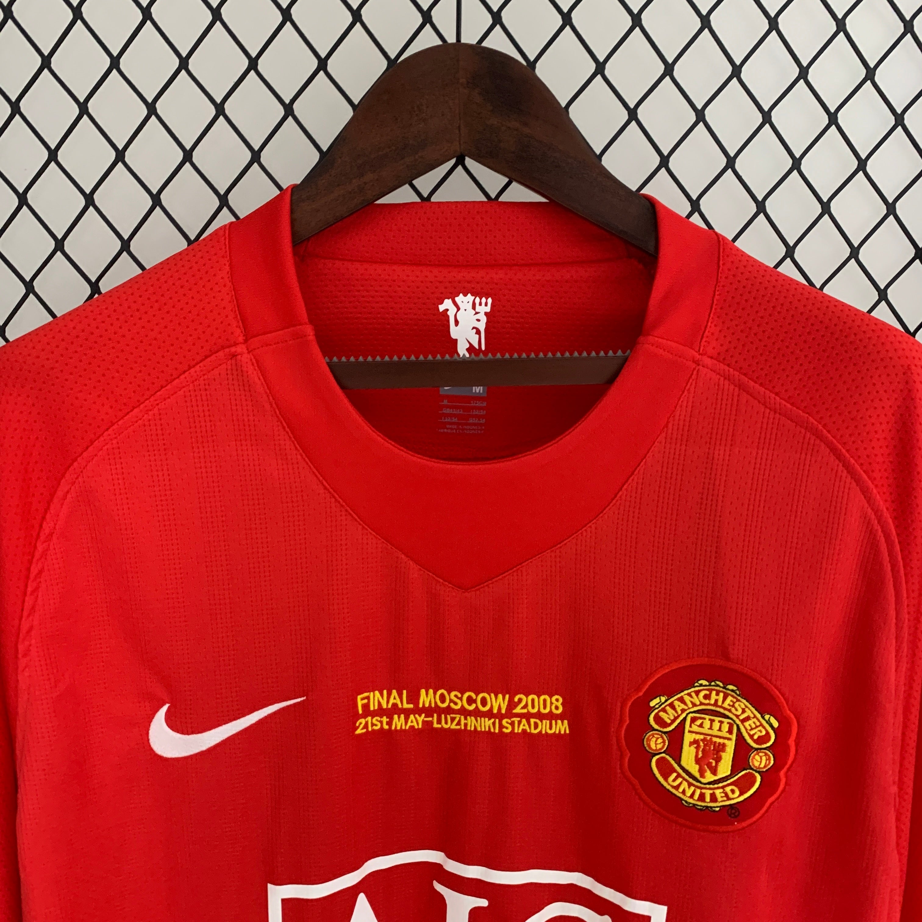 Manchester United. UCL 2008 Final longsleeve jersey.
