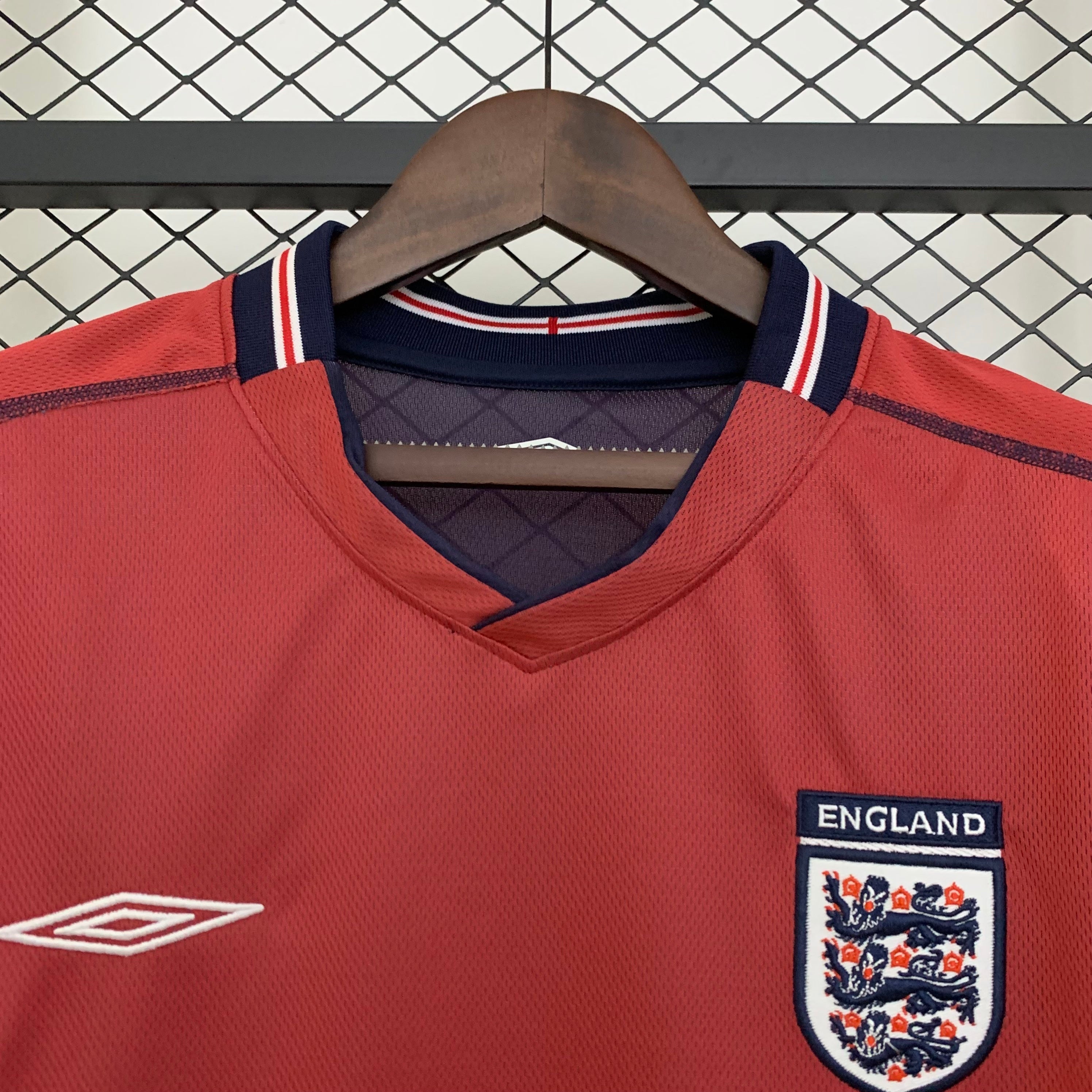 England away jersey. Season 02/03