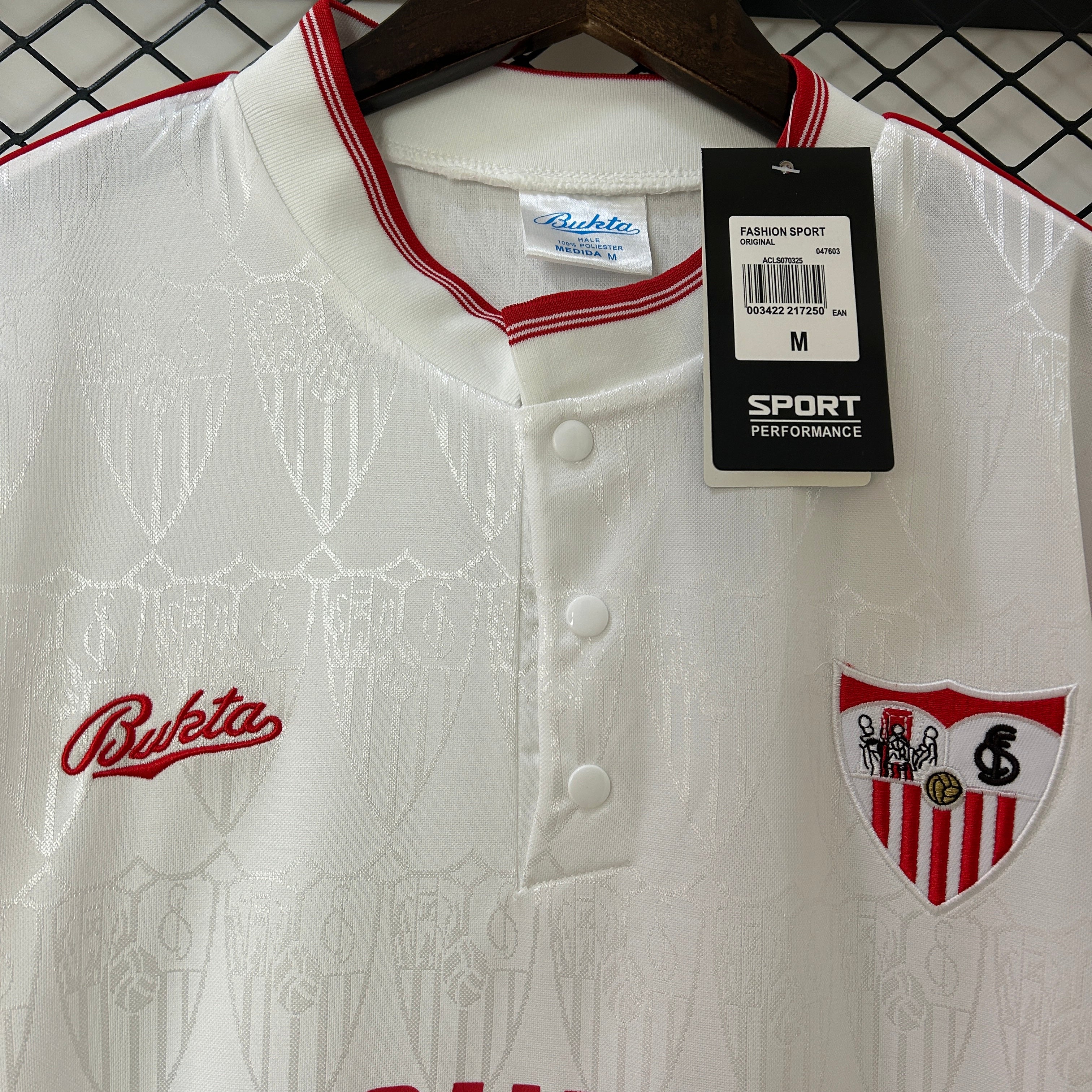 Sevilla home jersey. Season 91/92