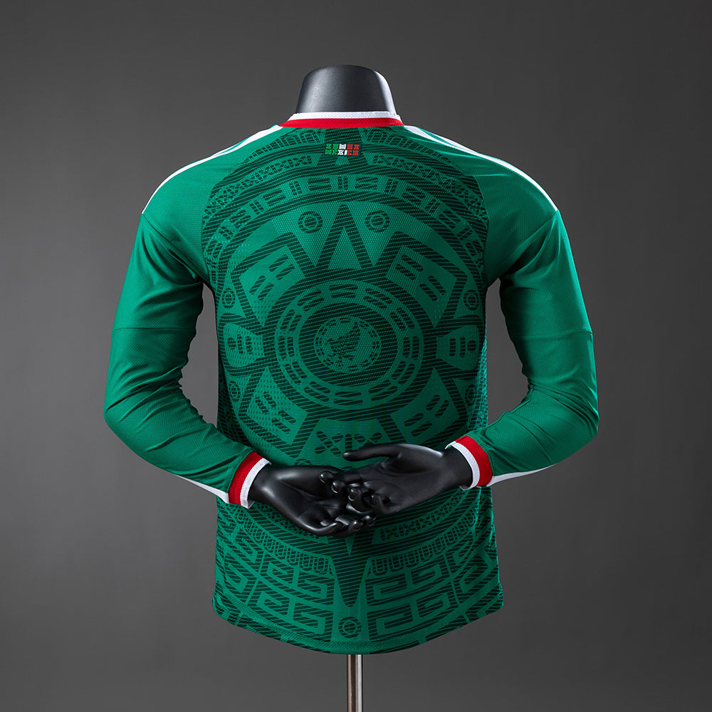 Mexico Home Longsleeve jersey for the 2026 FIFA World Cup (Player Version)