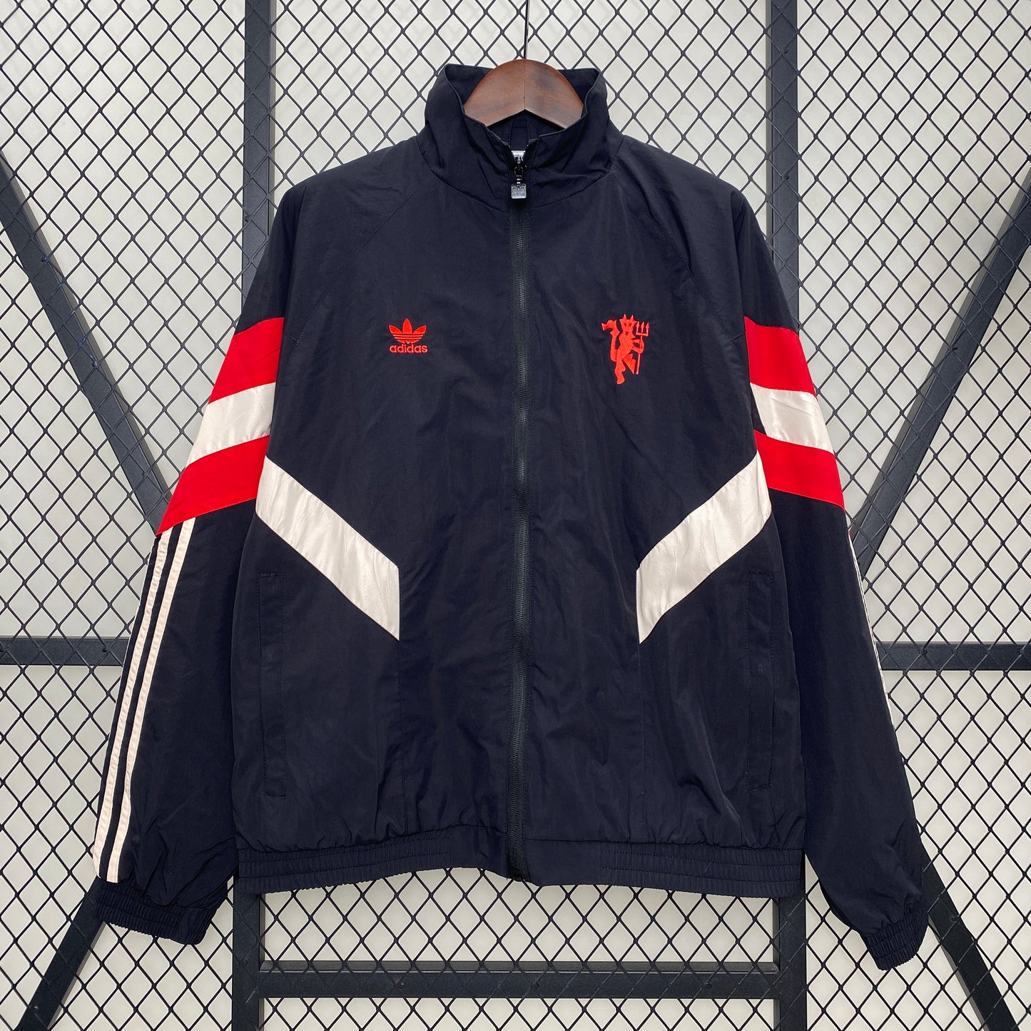 Manchester United Adidas "LFSTR" trefoil windreaker