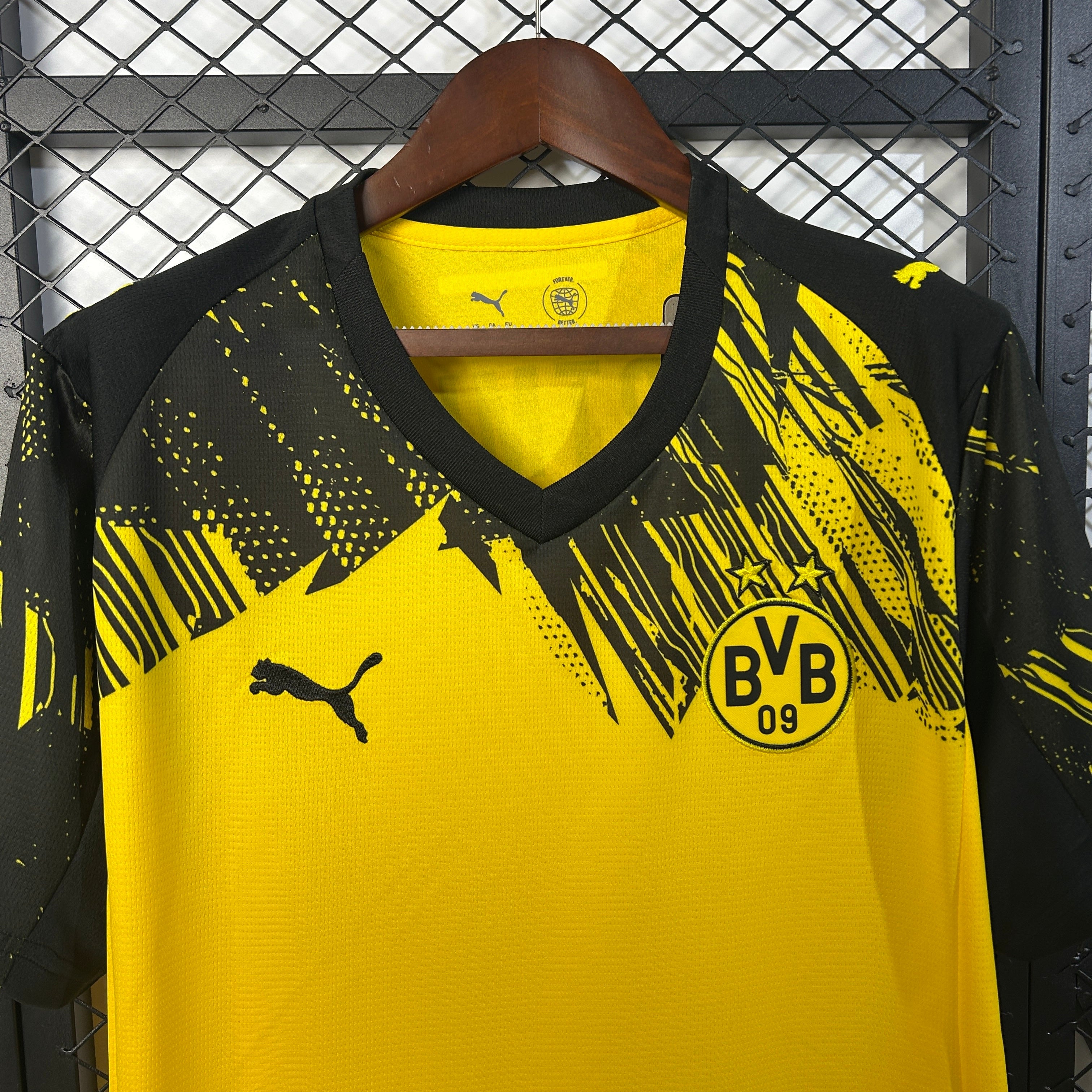 Borussia Dortmund home jersey. Season 25/26. (All sponsors included)
