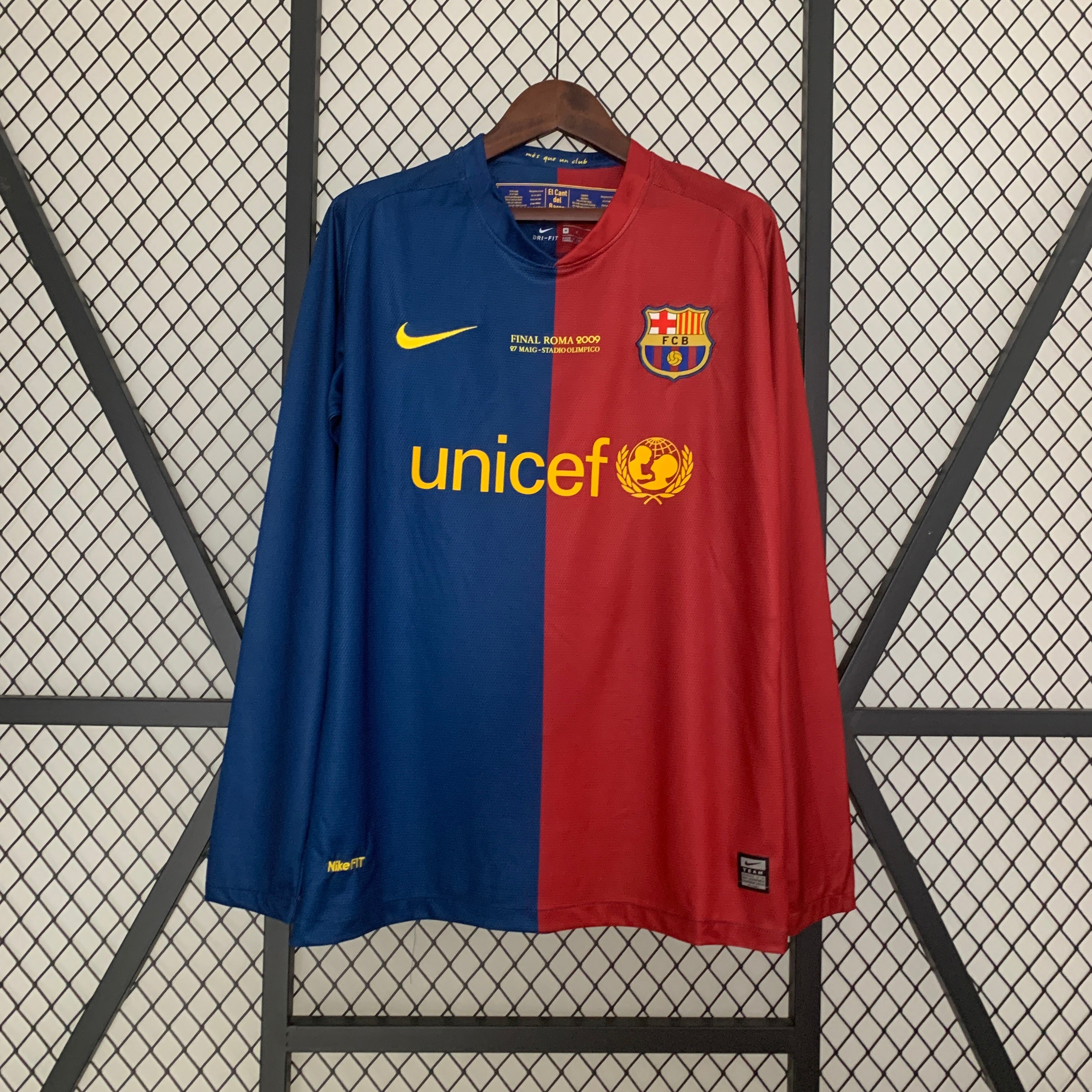 Barcelona longsleeve UCL 2009 Final jersey. Season 08/09