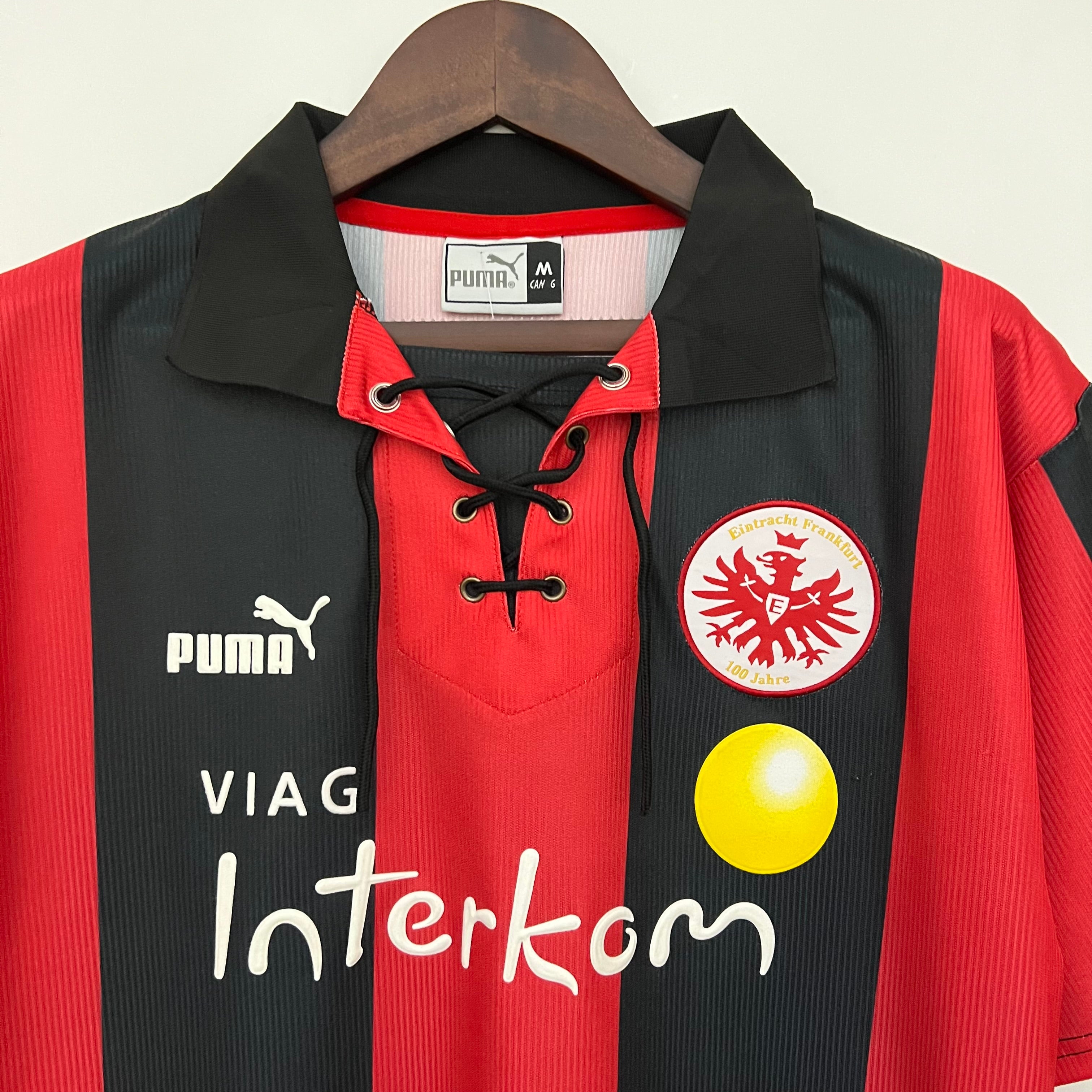 Eintracht Frankfurt home jersey. Season 98/99