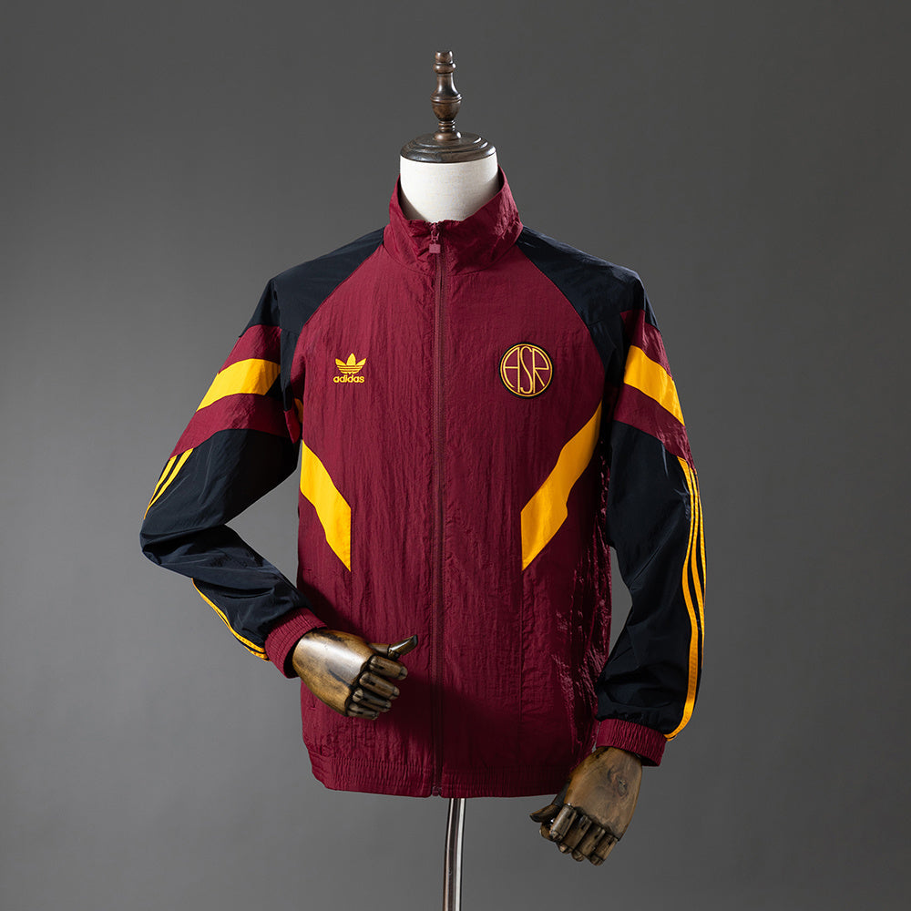 AS Roma Adidas Trefoil windbreaker