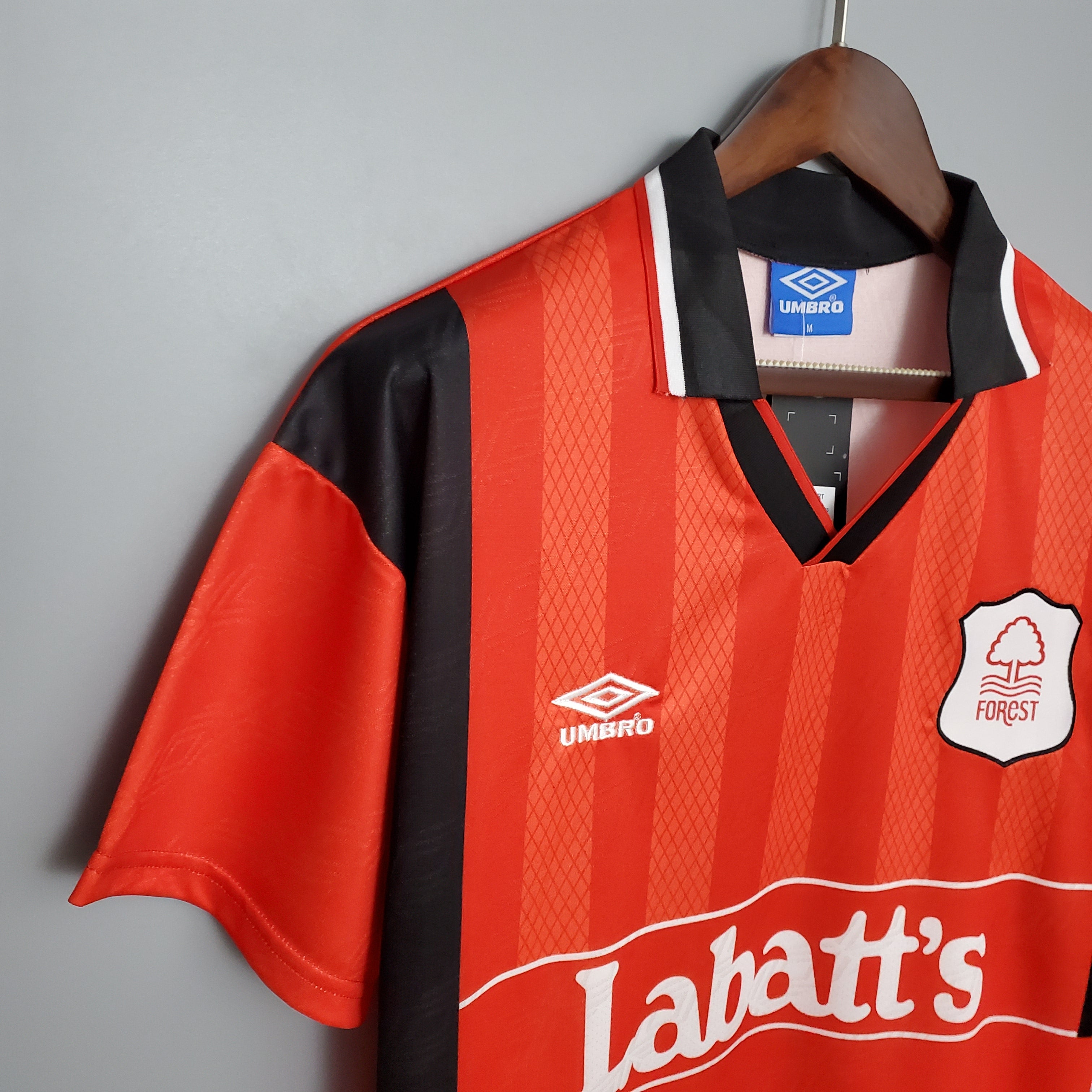 Nottingham Forrest home jersey. Season 95/96