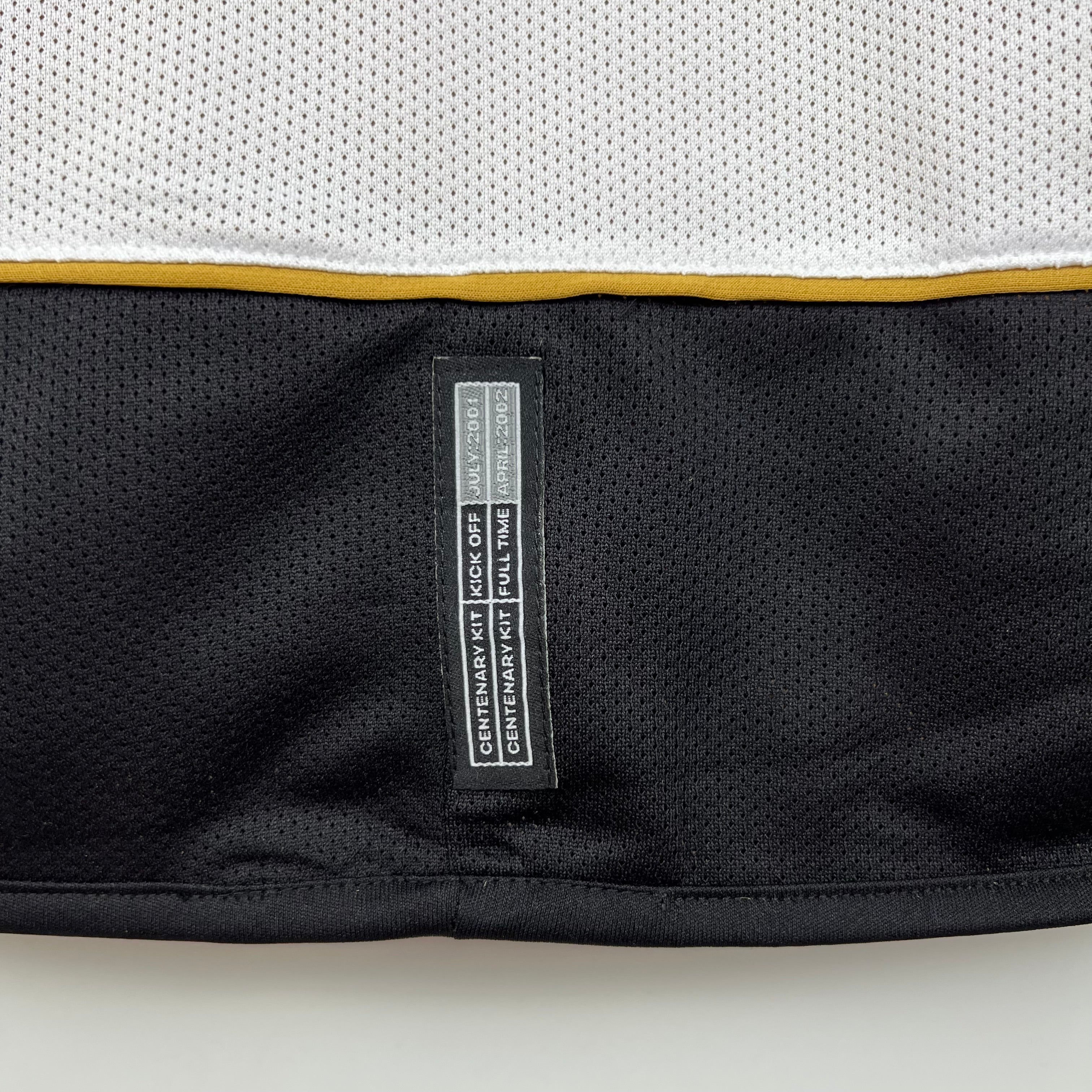 Manchester United 100th Anniversary double-sided jersey. Season 01/02