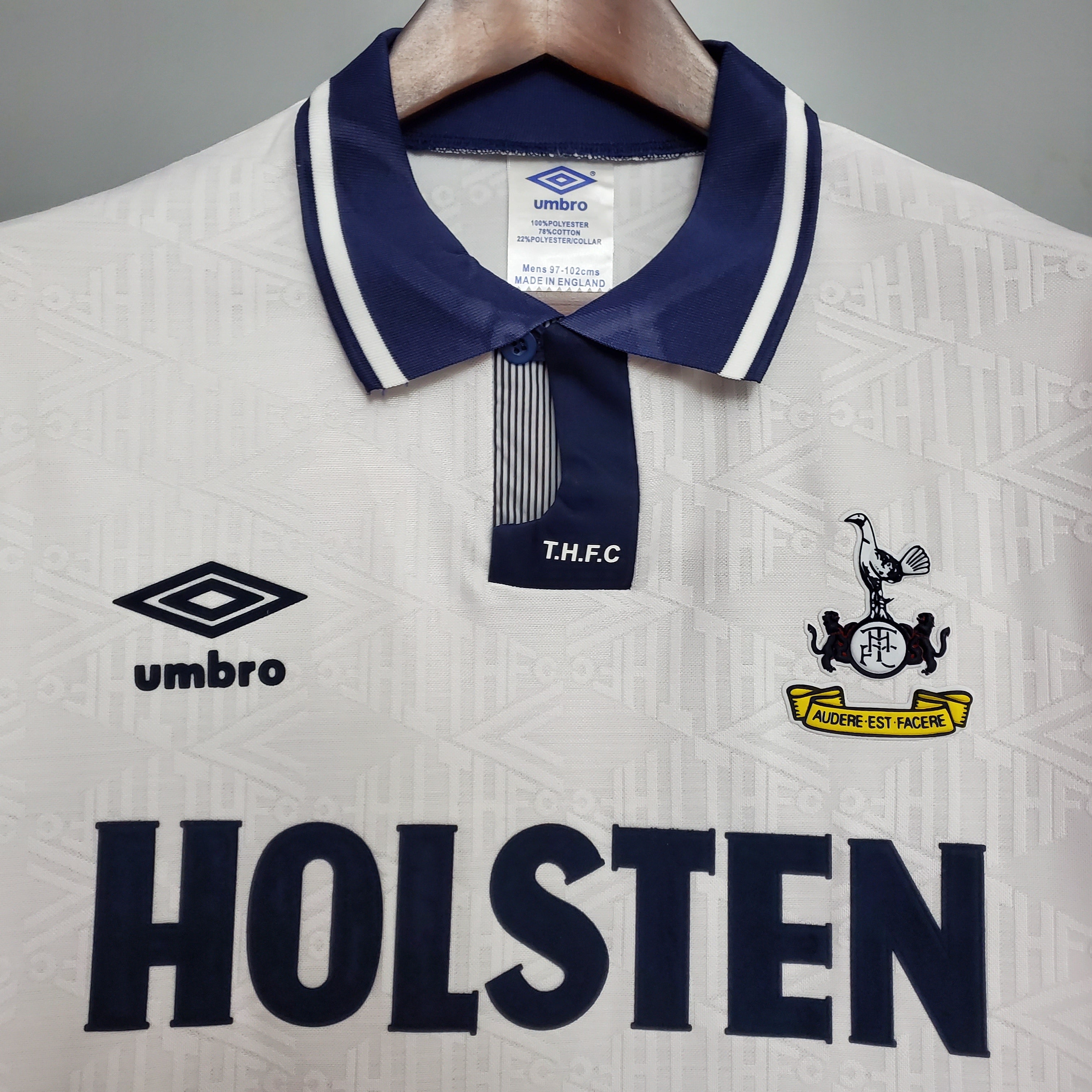 Tottanham Hotspur home jersey. Season 94/95