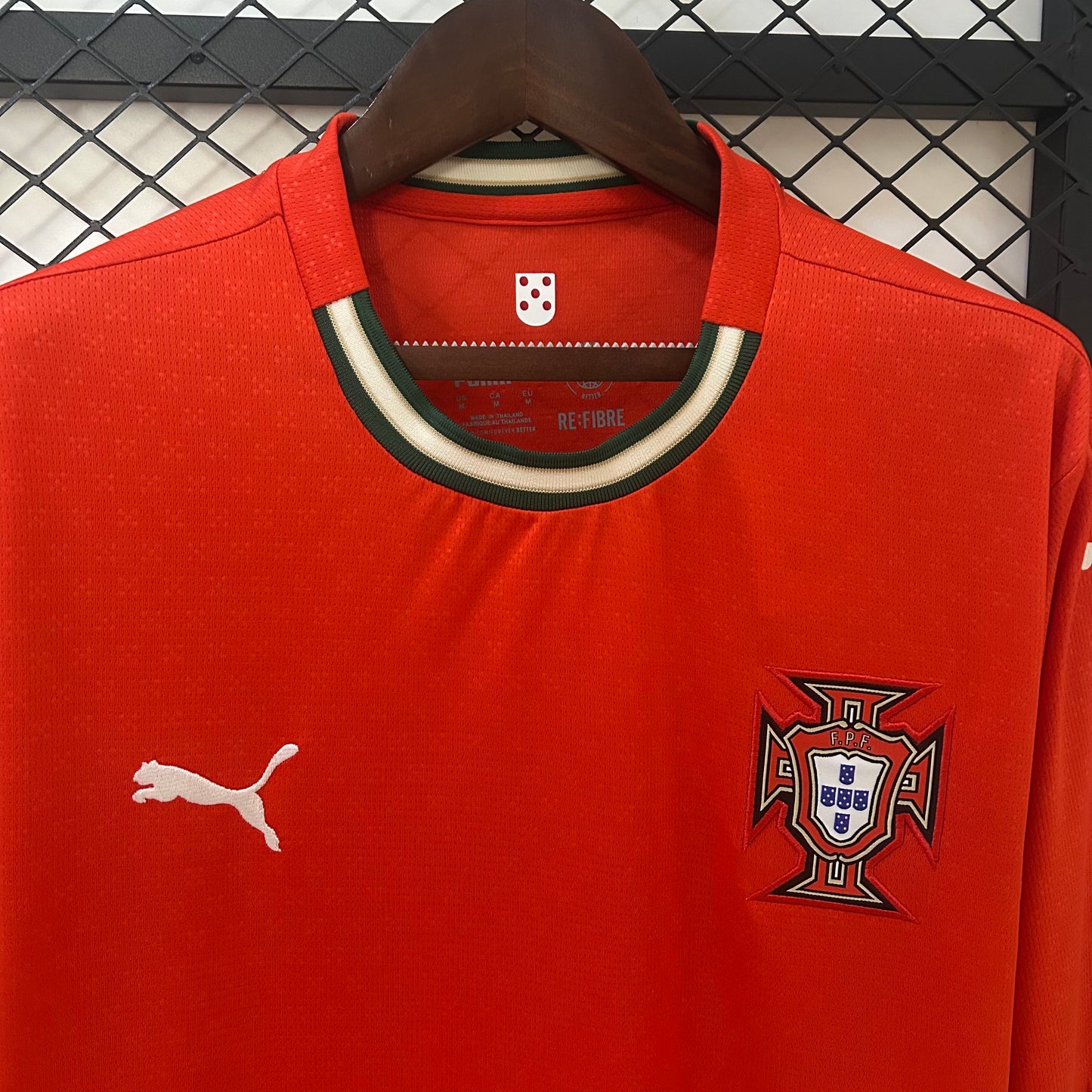 Portugal longsleeve home jersey. Season 25/26