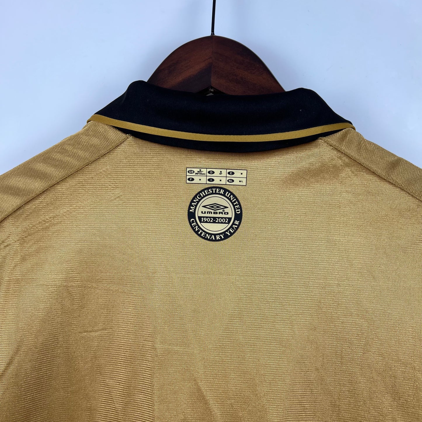 Manchester United 100th Anniversary double-sided jersey. Season 01/02
