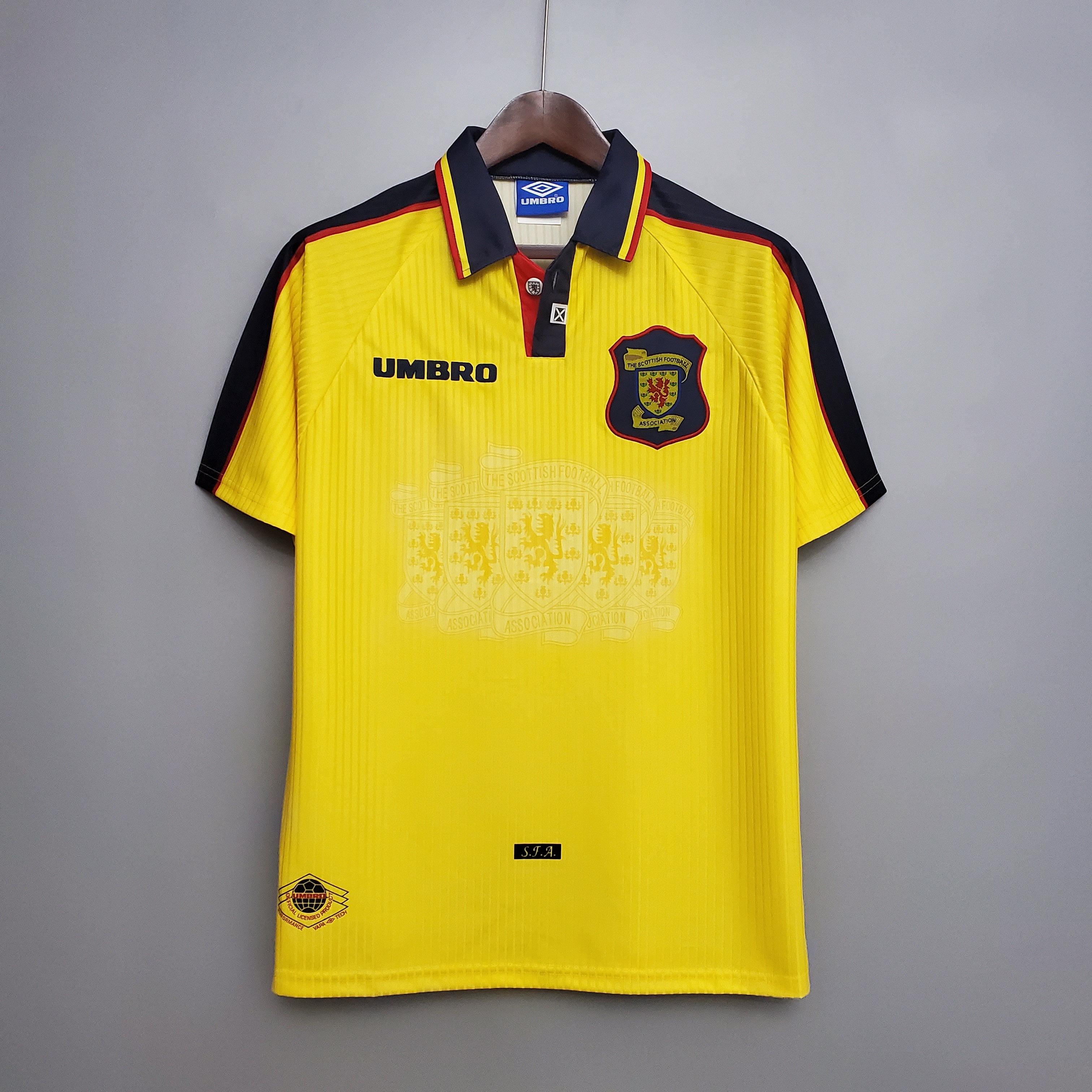 Scotland 1996 away jersey.