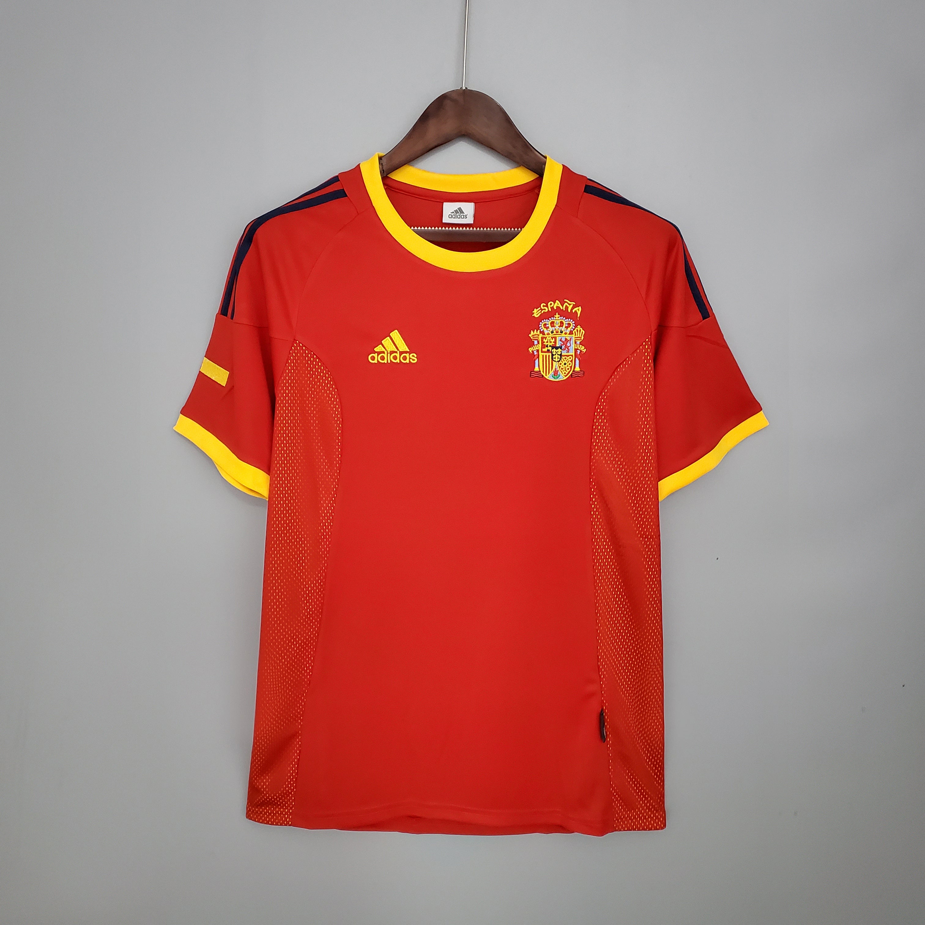 Spain 2002 home jersey.