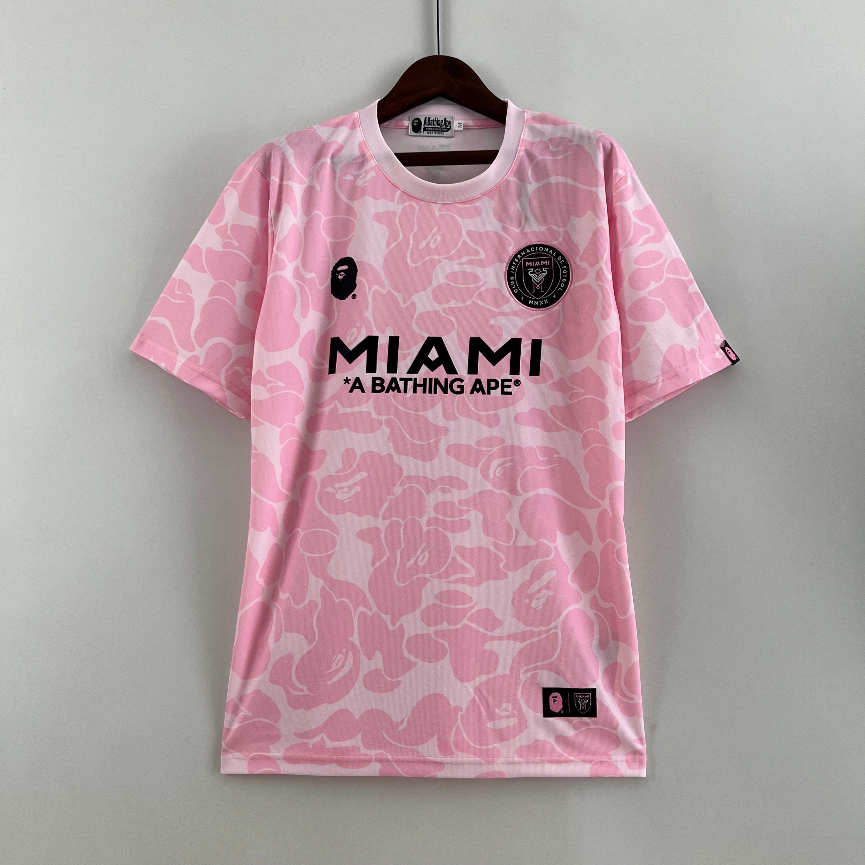 Inter Miami x BAPE Collaboration jersey. (pink)