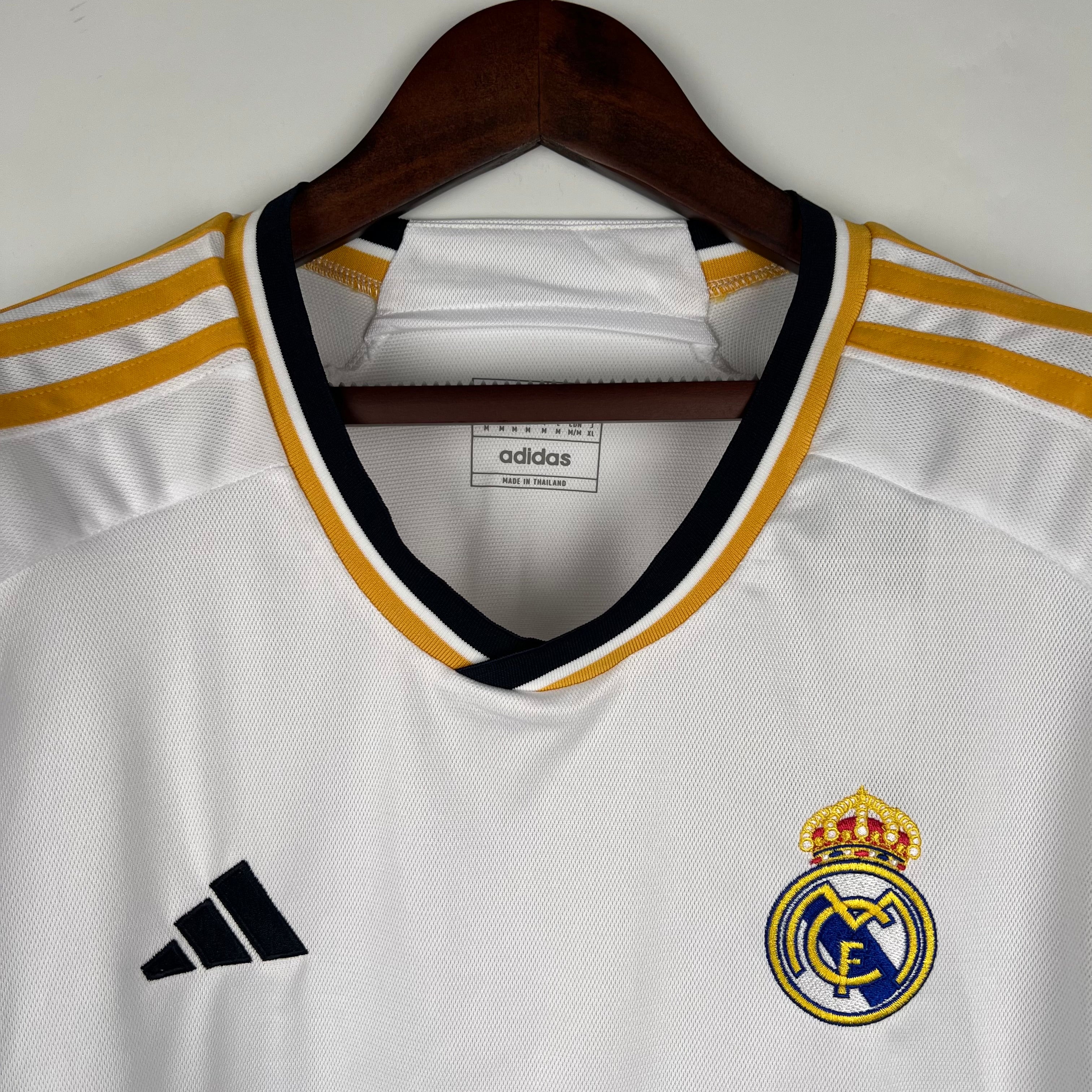 Real Madrid longsleeve home jersey. Season 23/24
