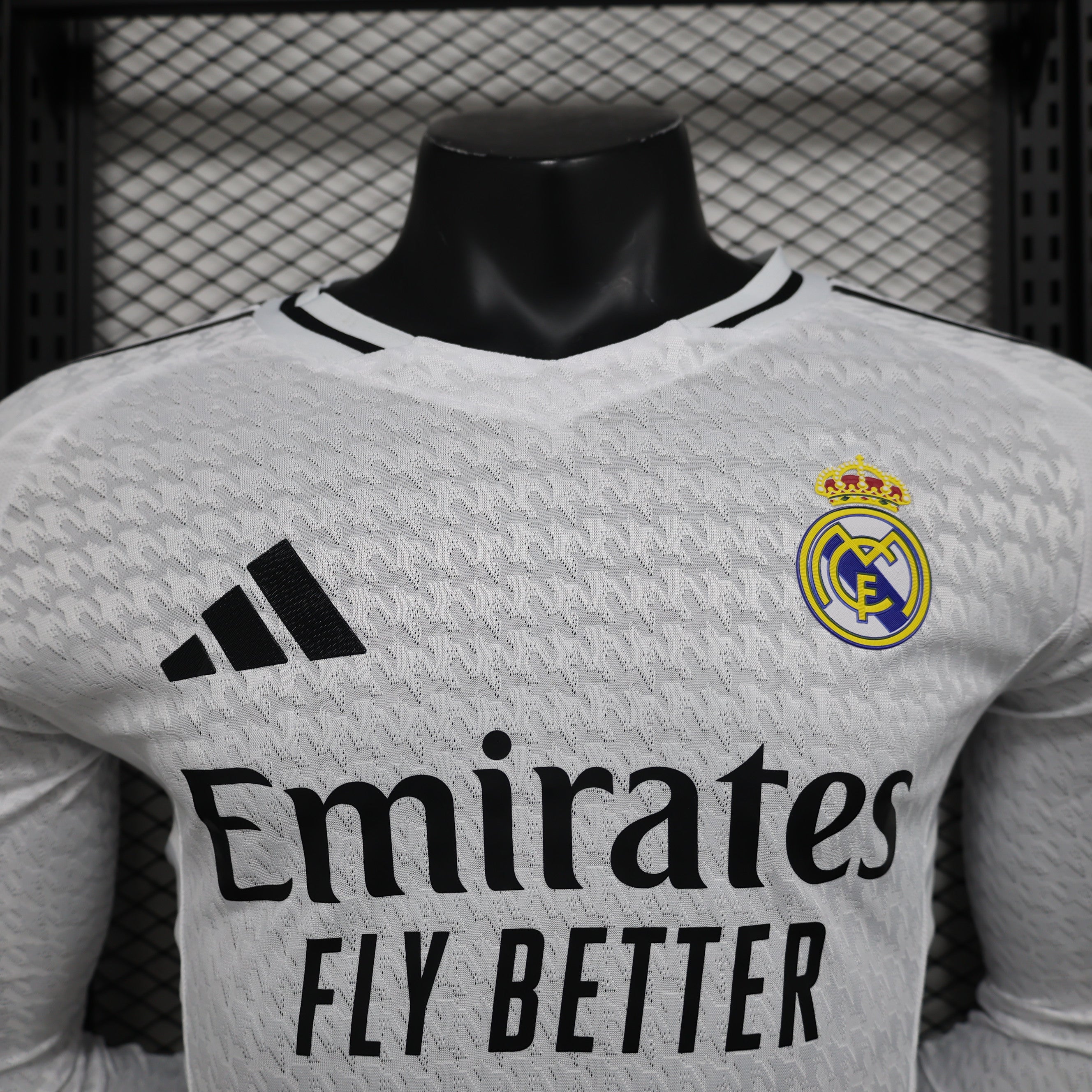 Real Madrid longsleeve home jersey. Season 24/25 (Player Version)
