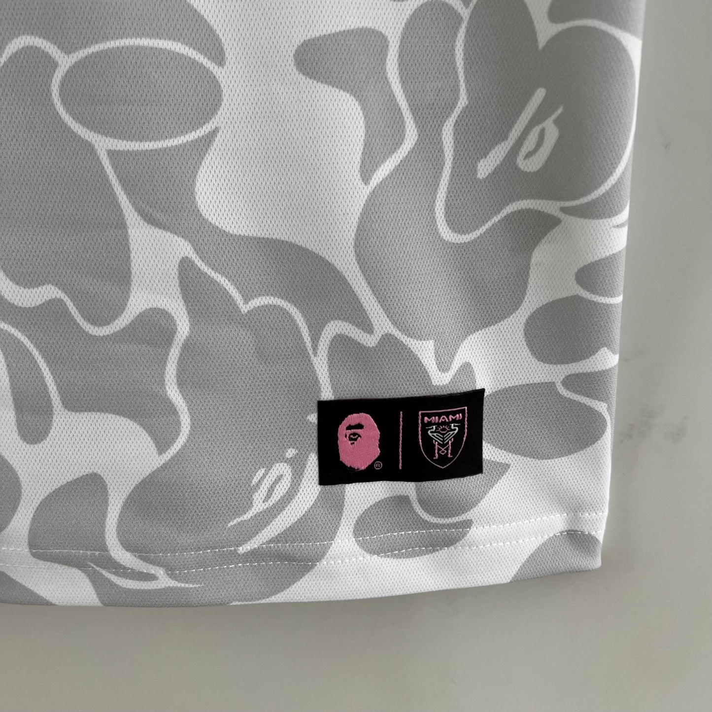 Inter Miami x BAPE Collaboration jersey. (grey)