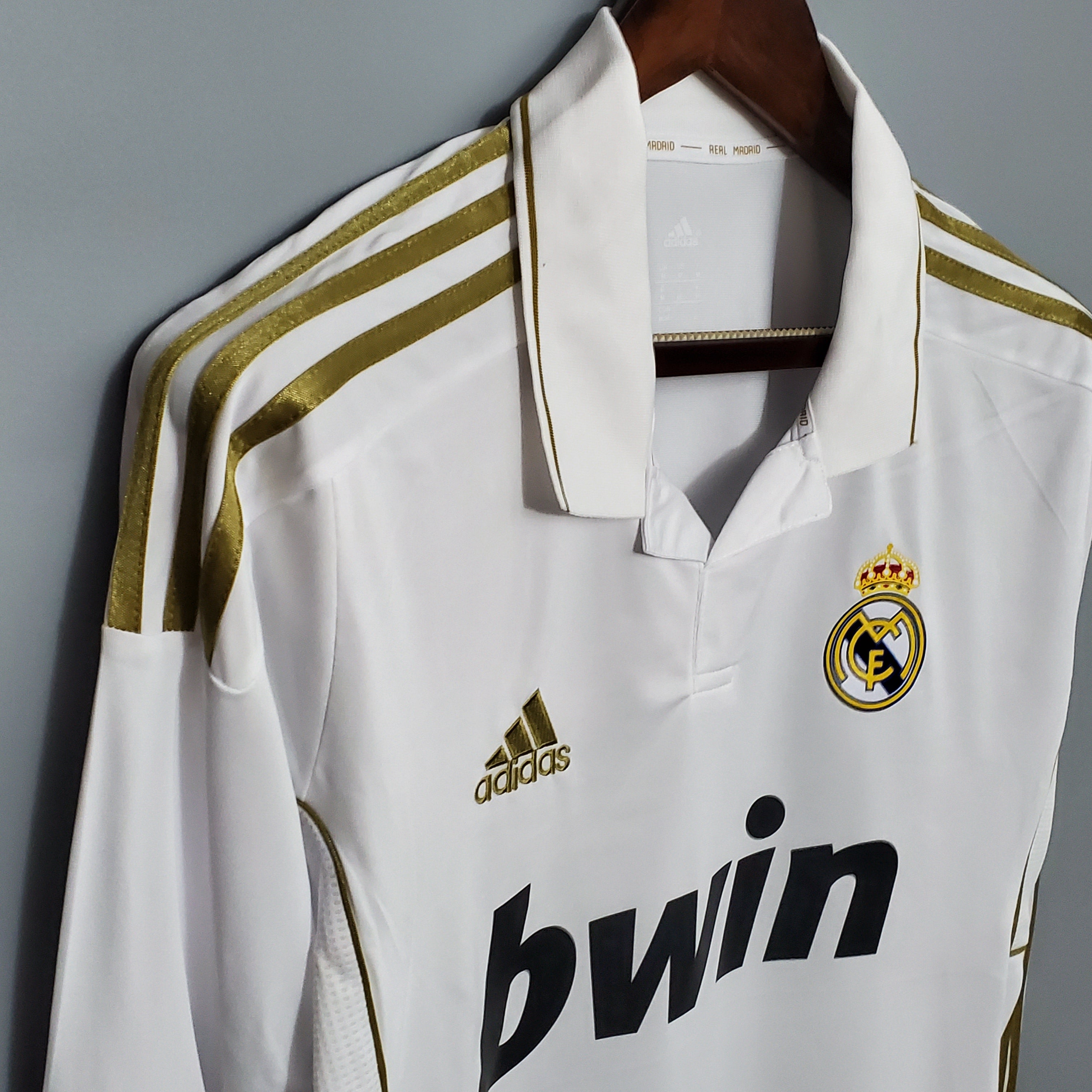Real Madrid longsleeve home jersey. Season 11/12