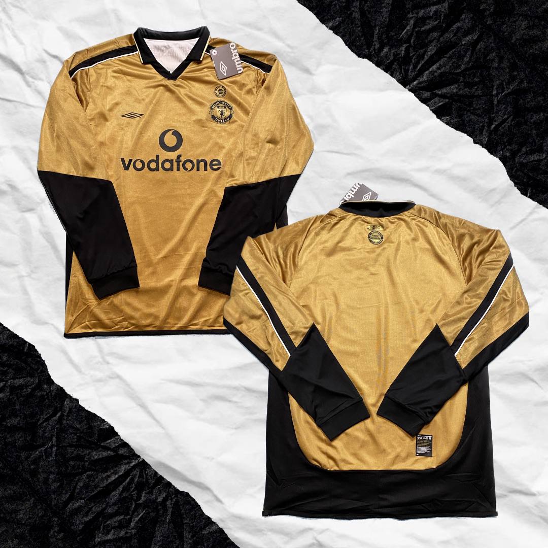 Manchester United 100 years Anniversary double sided away jersey. Season 01/02. Ruud van Nistelrooy.