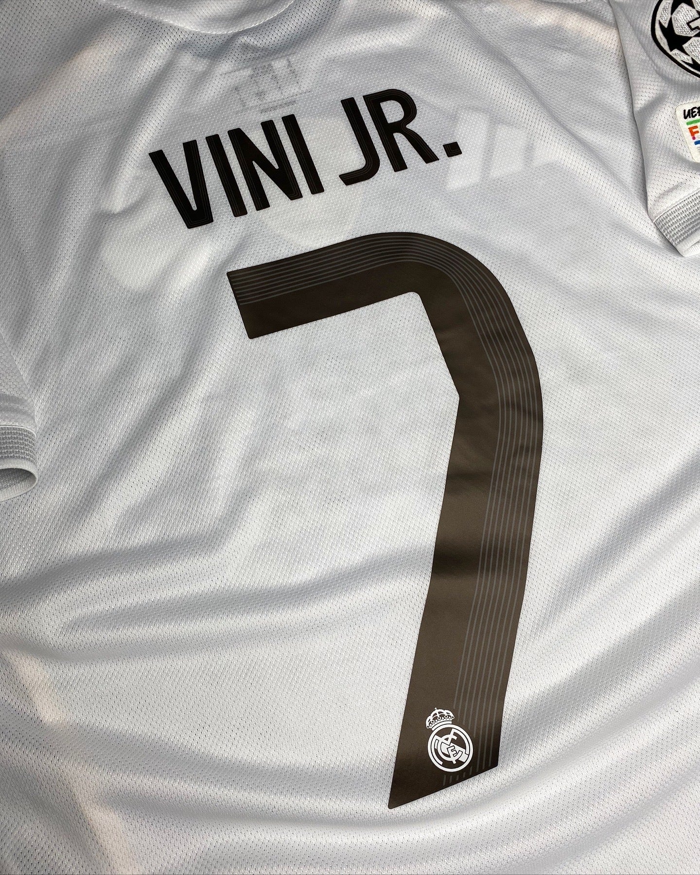Real Madrid home jersey. Season 25/26. Vinicius Junior.