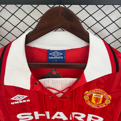 Manchester United longsleeve home jersey. Season 92/94