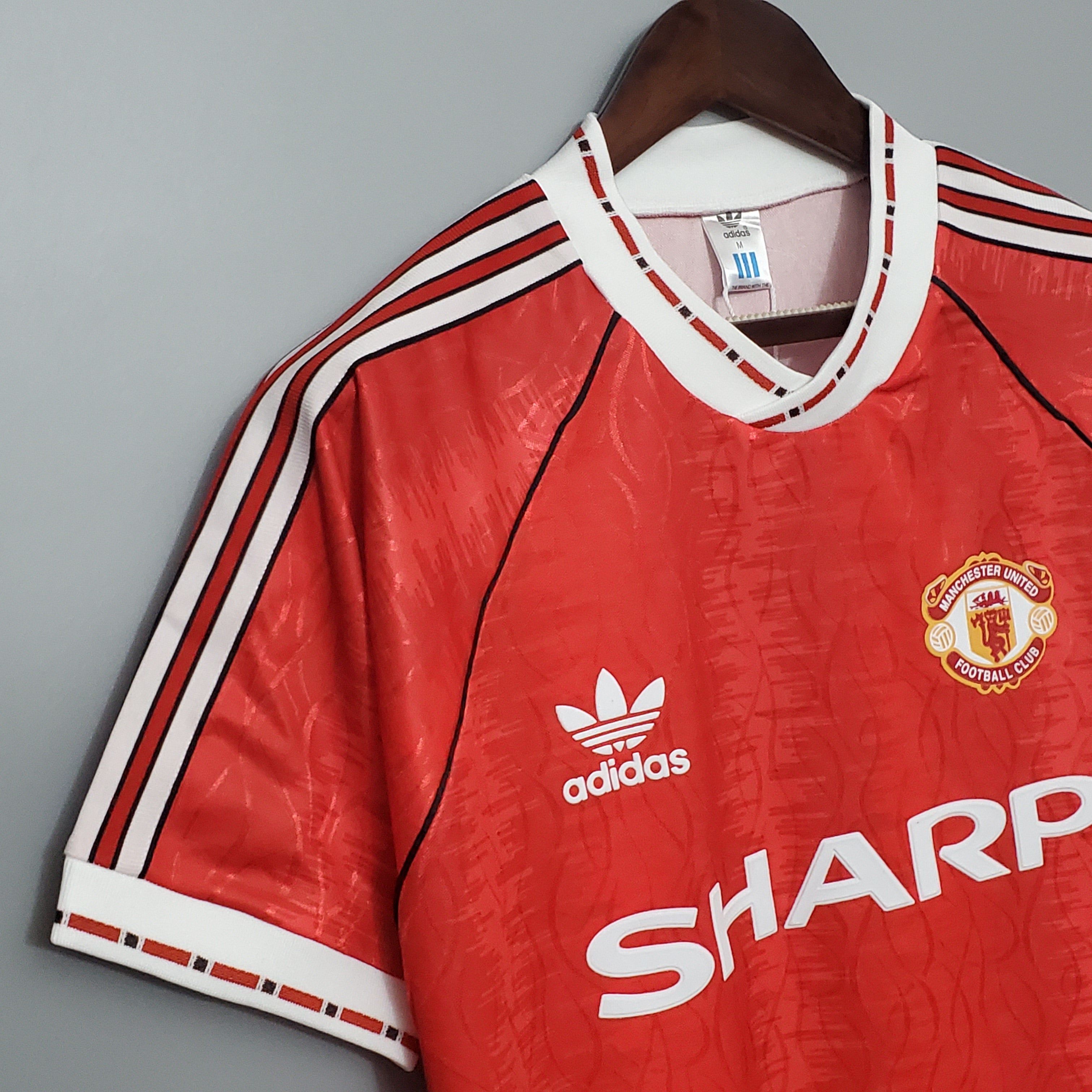 Manchester United home jersey. Season 91/92