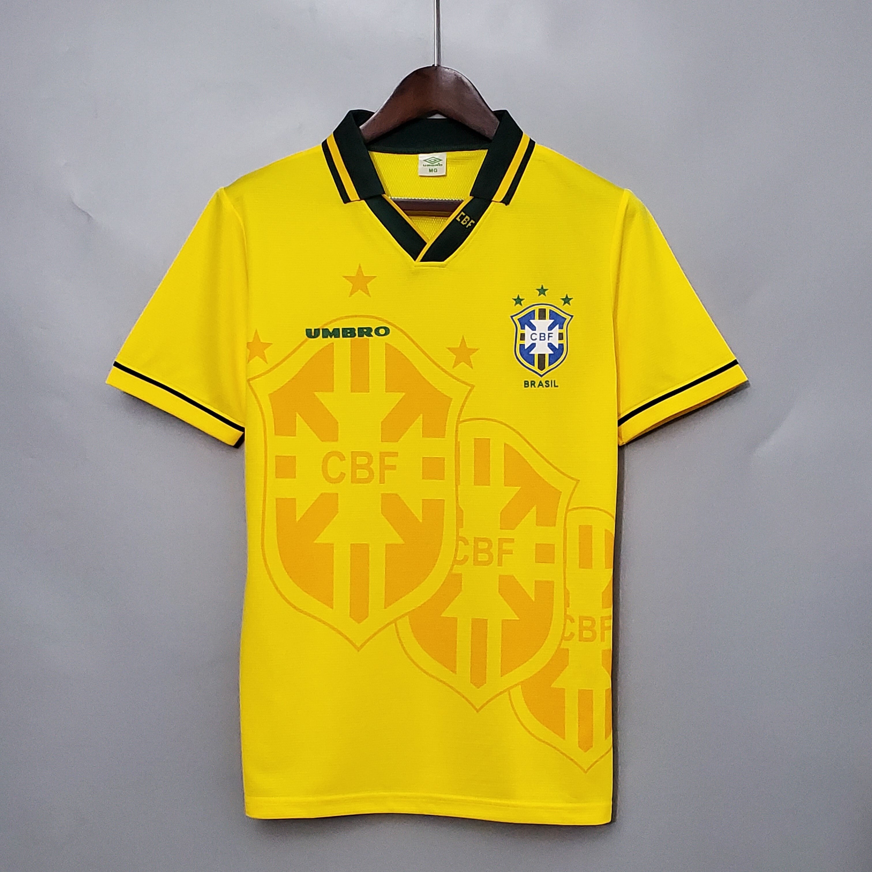 Brazil home jersey. Season 1994