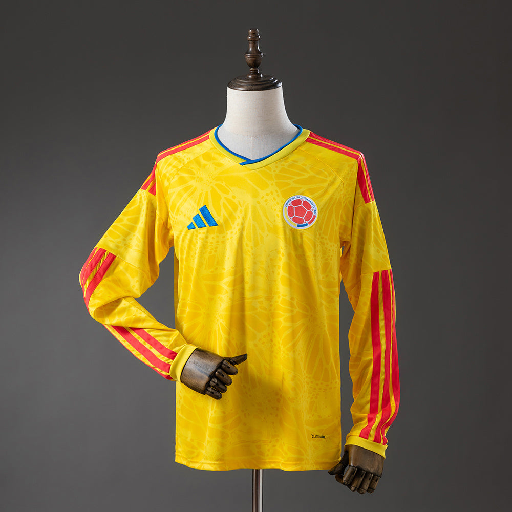 Colombia Home Longsleeve jersey for the 2026 FIFA World Cup