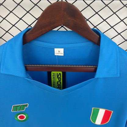 Napoli longsleeve home jersey. Season 87/88
