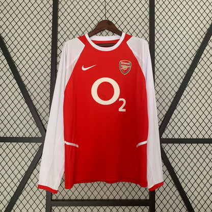 Arsenal longsleeve home jersey. Season 02/03