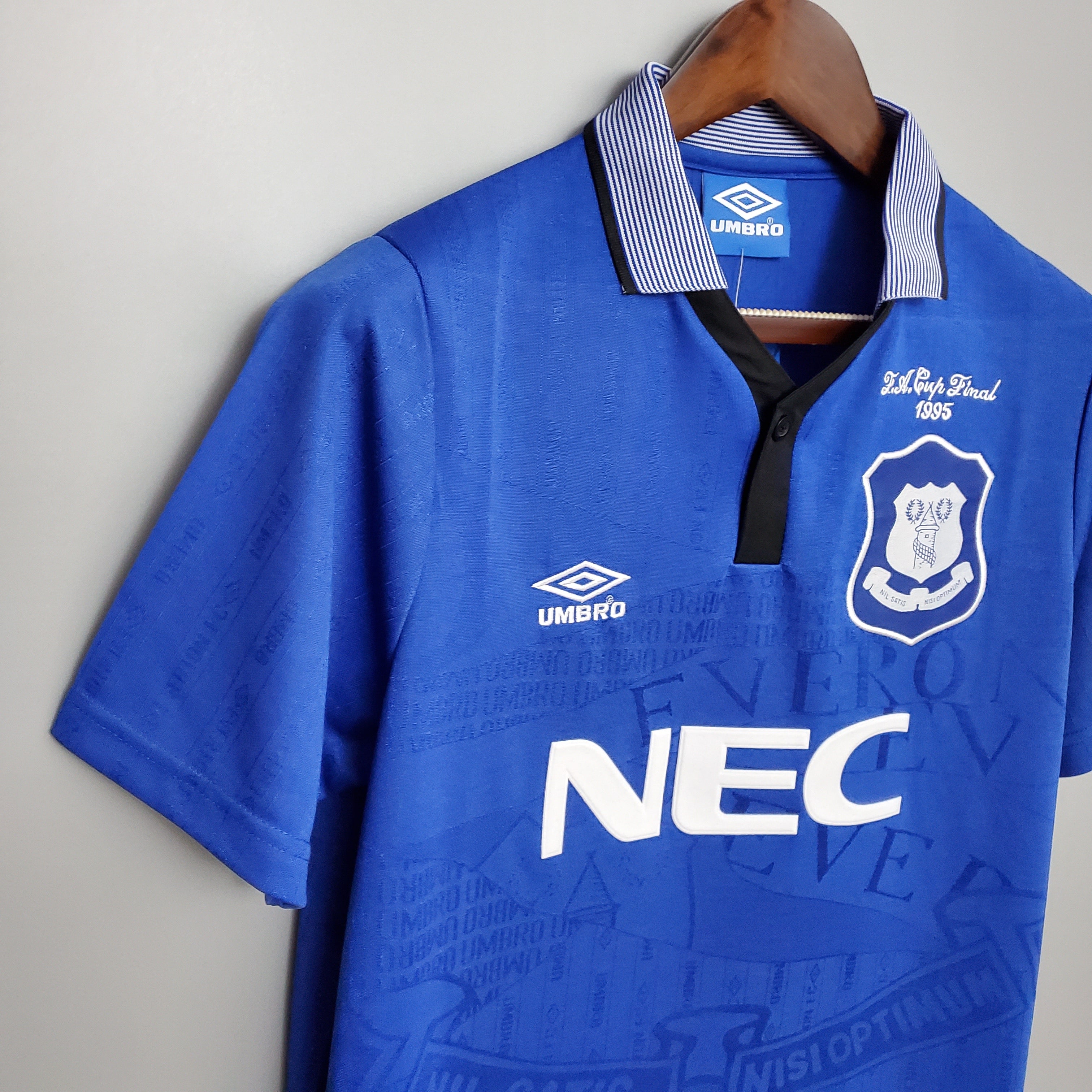 Everton home jersey. Season 94/95