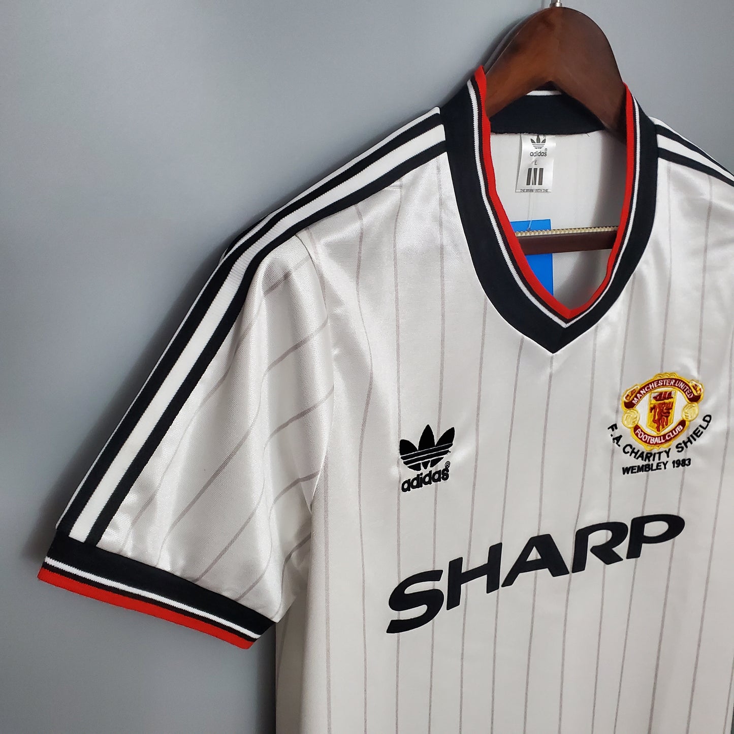 Manchester United away jersey. Season 83/84