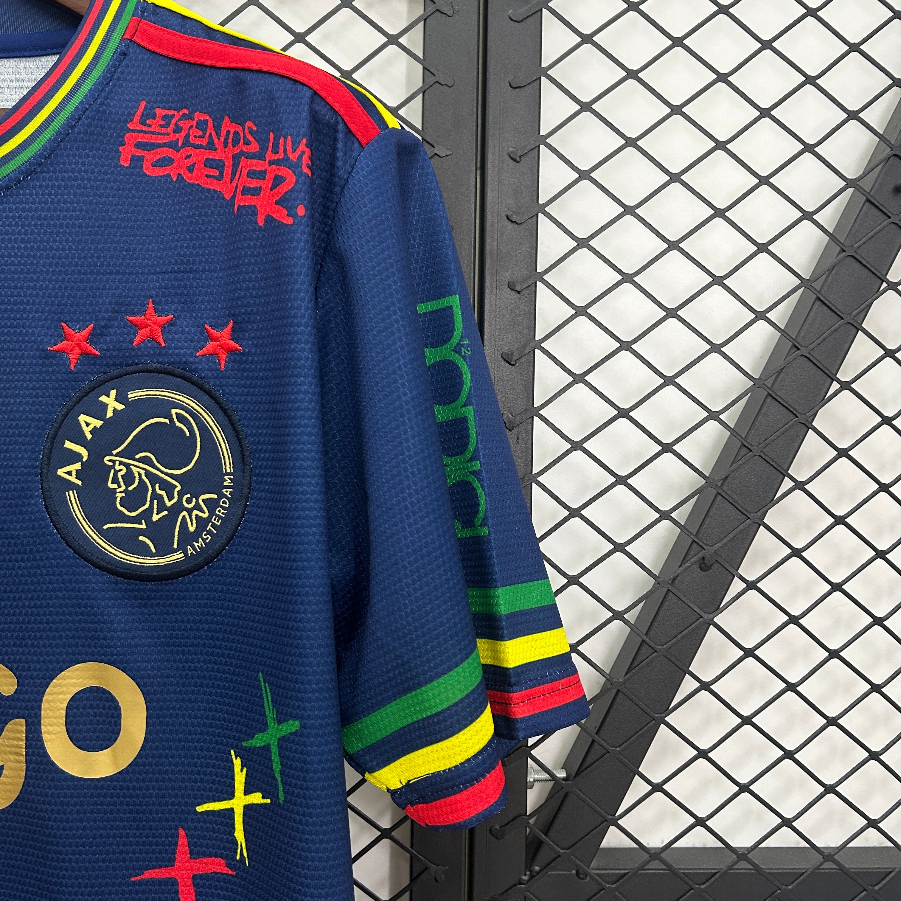 Ajax Bob Marley tribute special edititon jersey (blue)