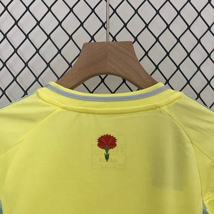 Spain 2024 away kids set