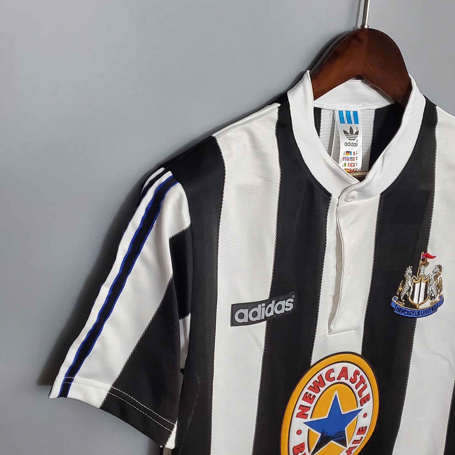 Newcastle United home jersey. Season 95/97