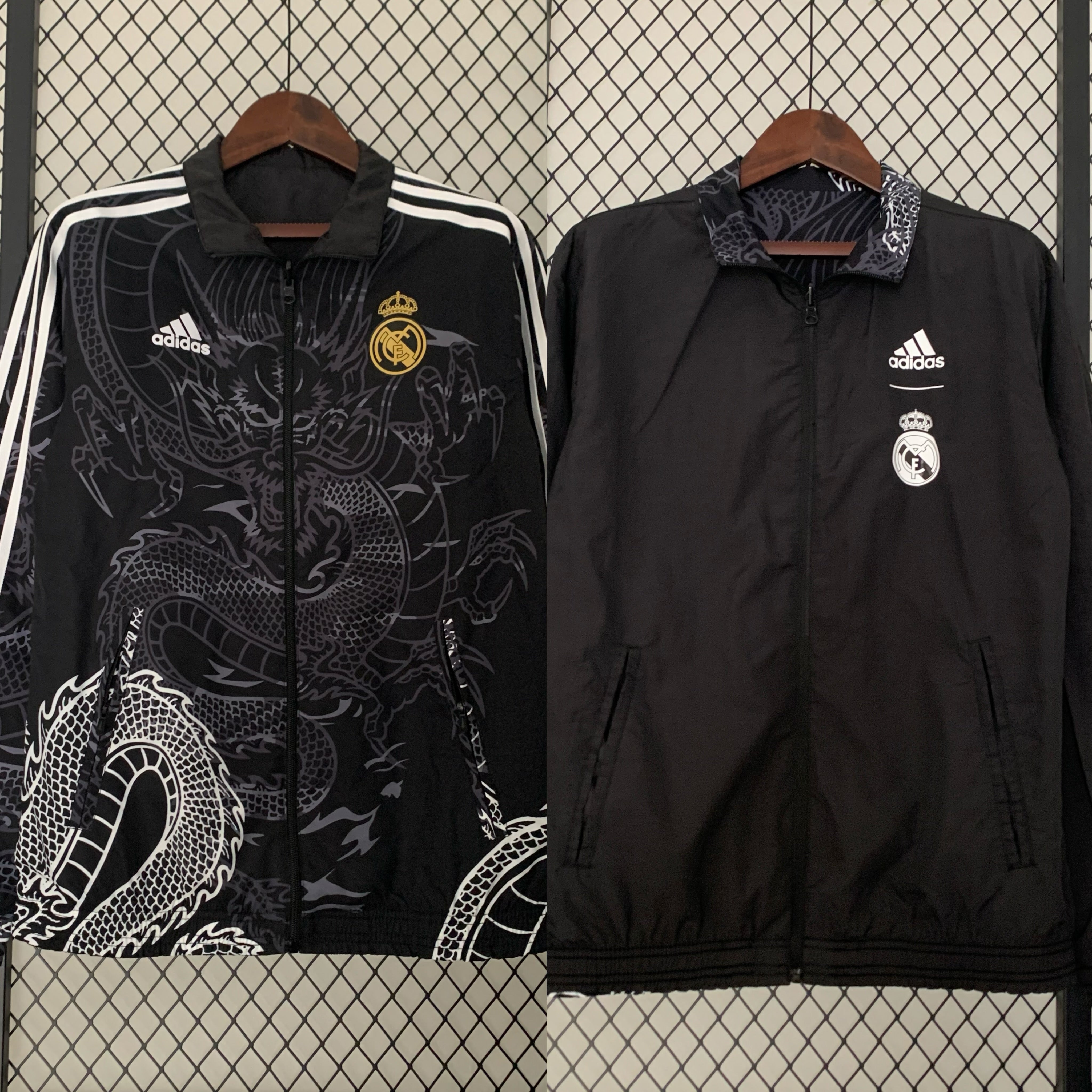 Real Madrid double-sided Windbreaker
