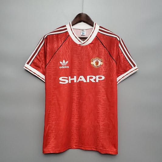 Manchester United home jersey. Season 91/92