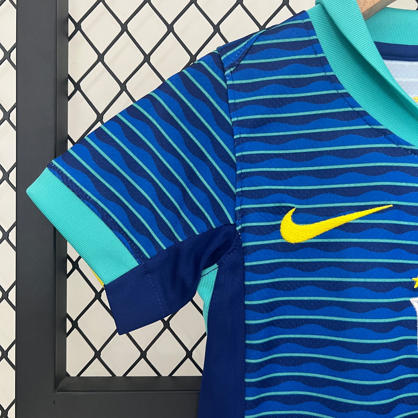 Brazil 2024 away kids set.