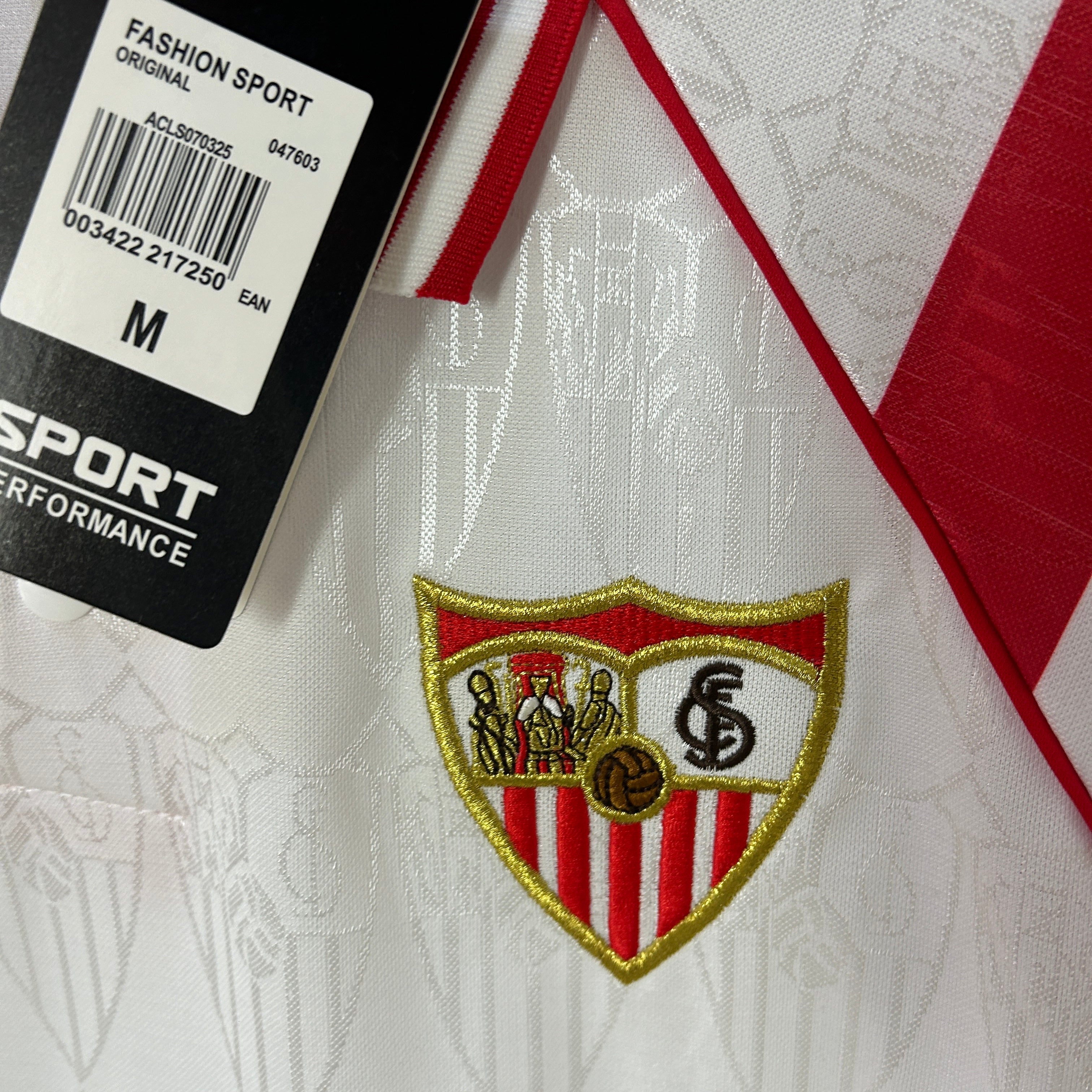 Sevilla home jersey. Season 92/93