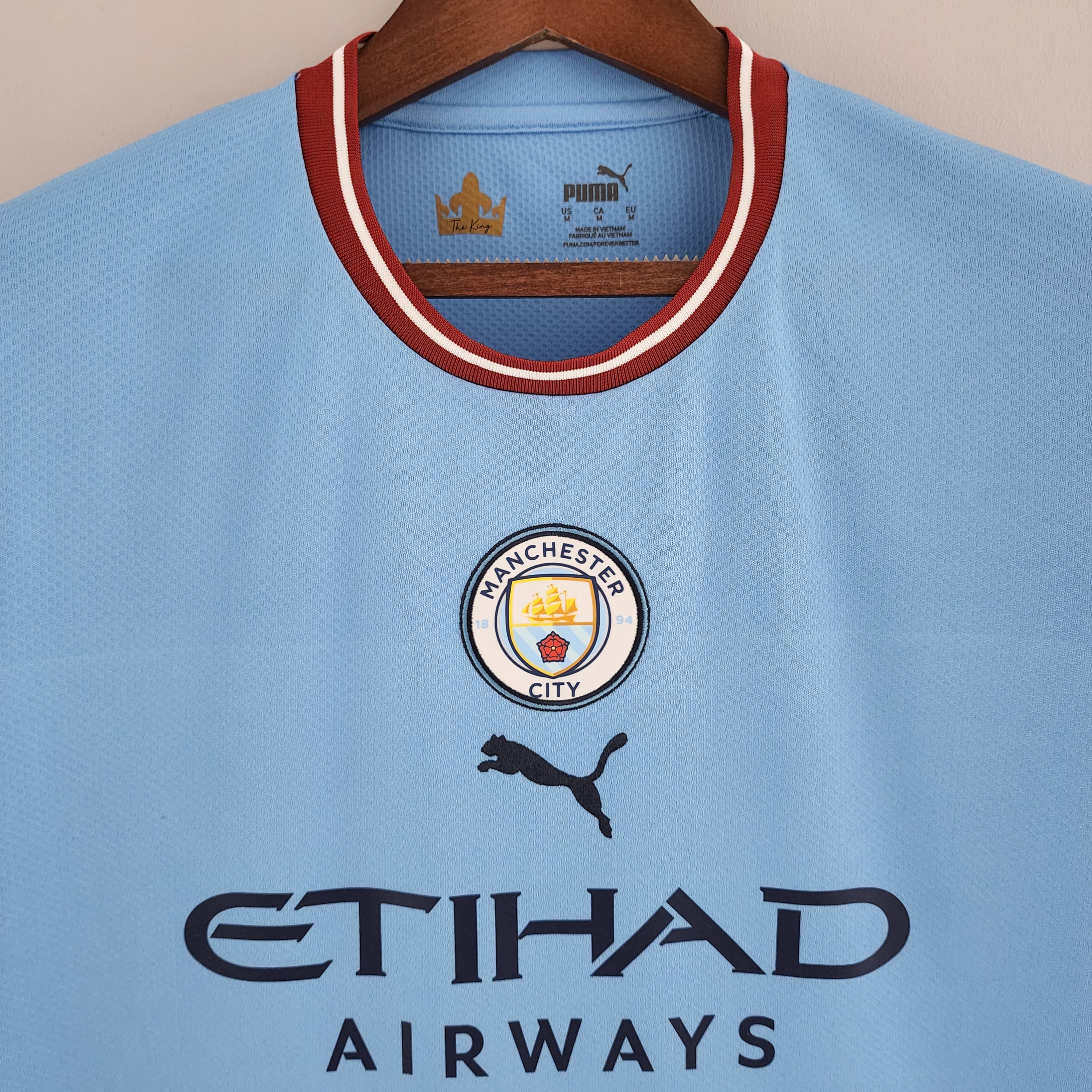 Manchester City home jersey. Season 22/23