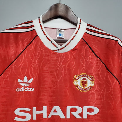 Manchester United home jersey. Season 91/92