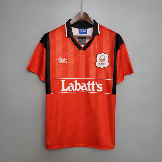 Nottingham Forrest home jersey. Season 95/96