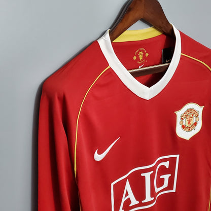 Manchester United longsleeve home jersey. Season 06/07