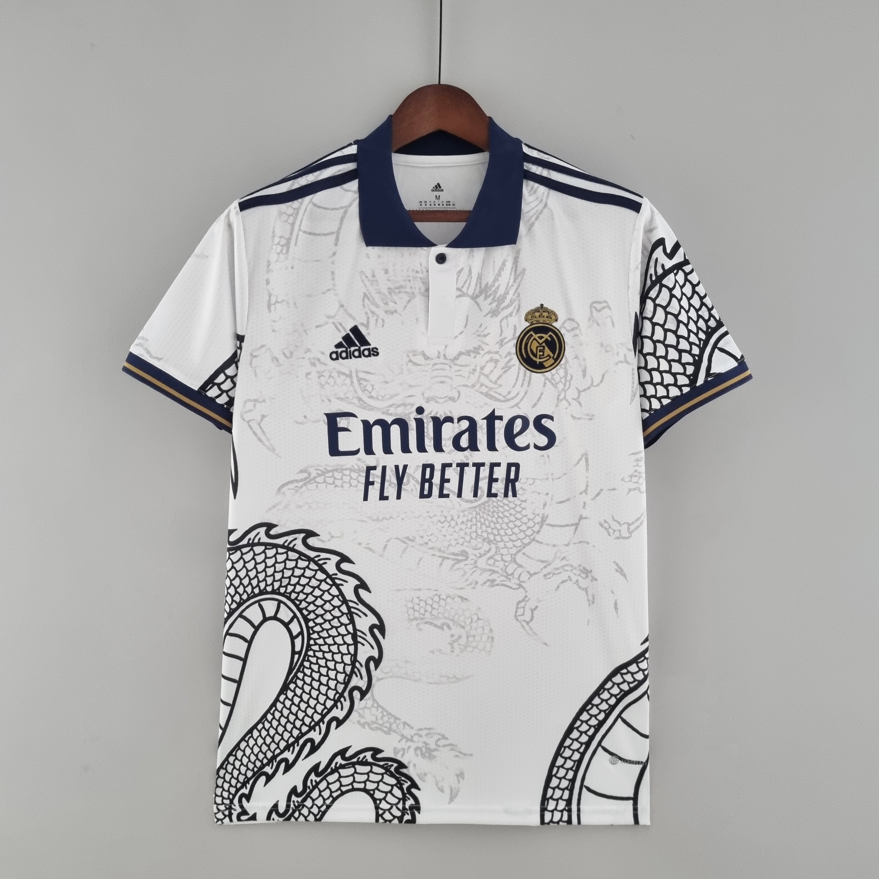 Real Madrid Chinese New Year Special Edition jersey. Season 22/23