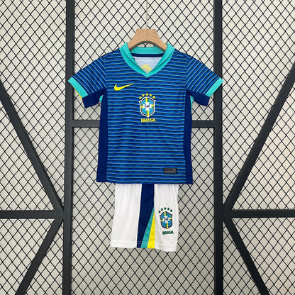 Brazil 2024 away kids set.