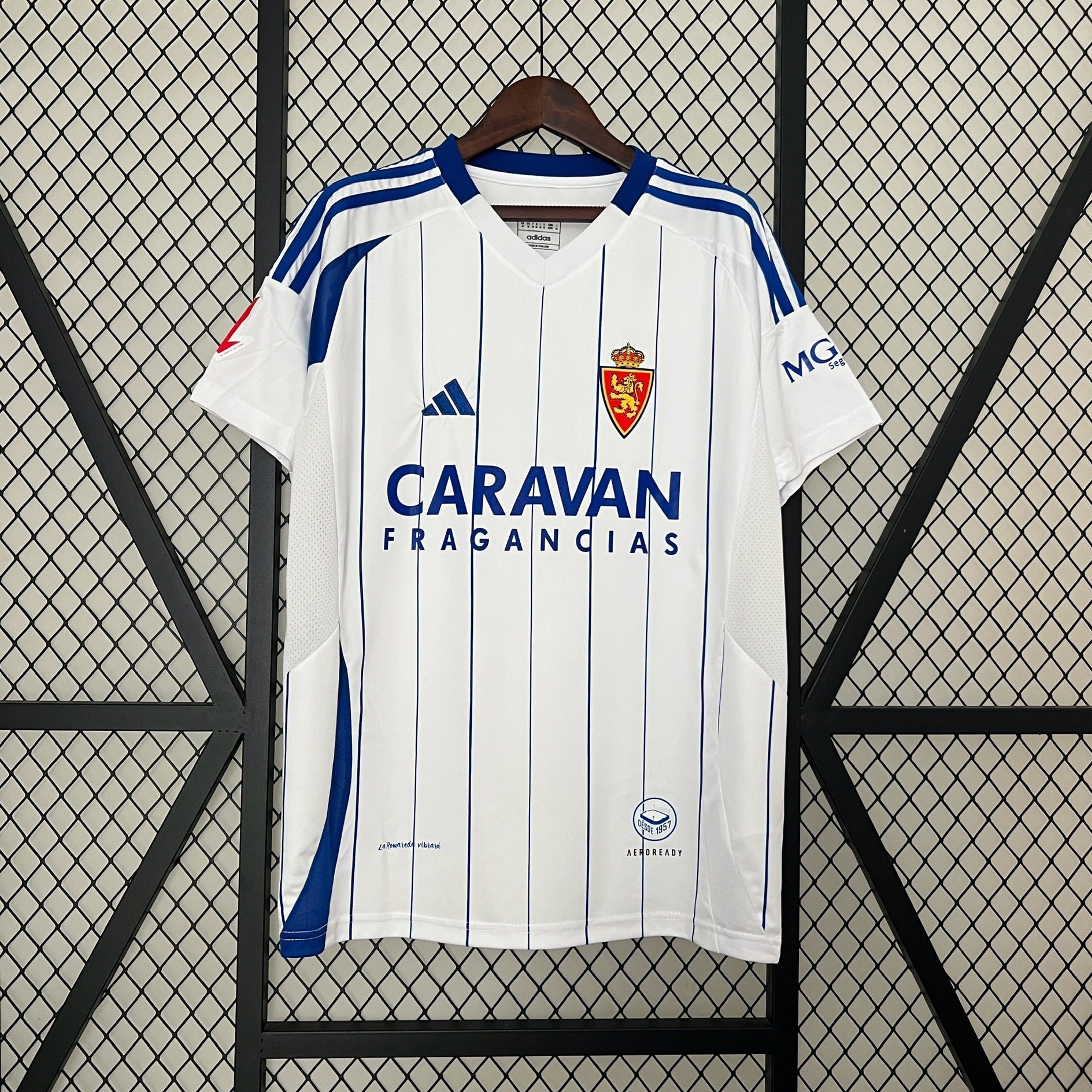 Real Zaragoza home jersey. Season 24/25