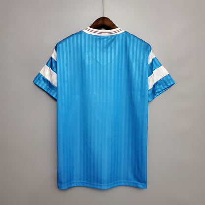 Marseille Olympique away jersey. Season 89/90