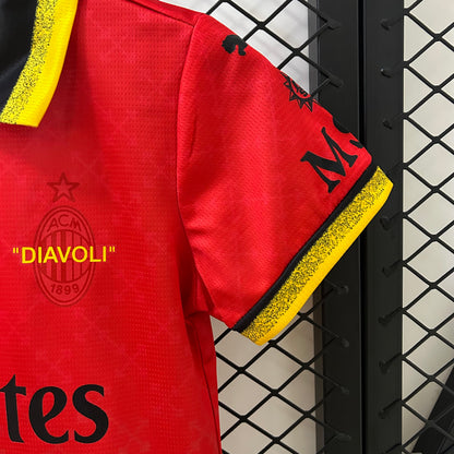 AC Milan x Off-White Special Edition kids set. Season 24/25