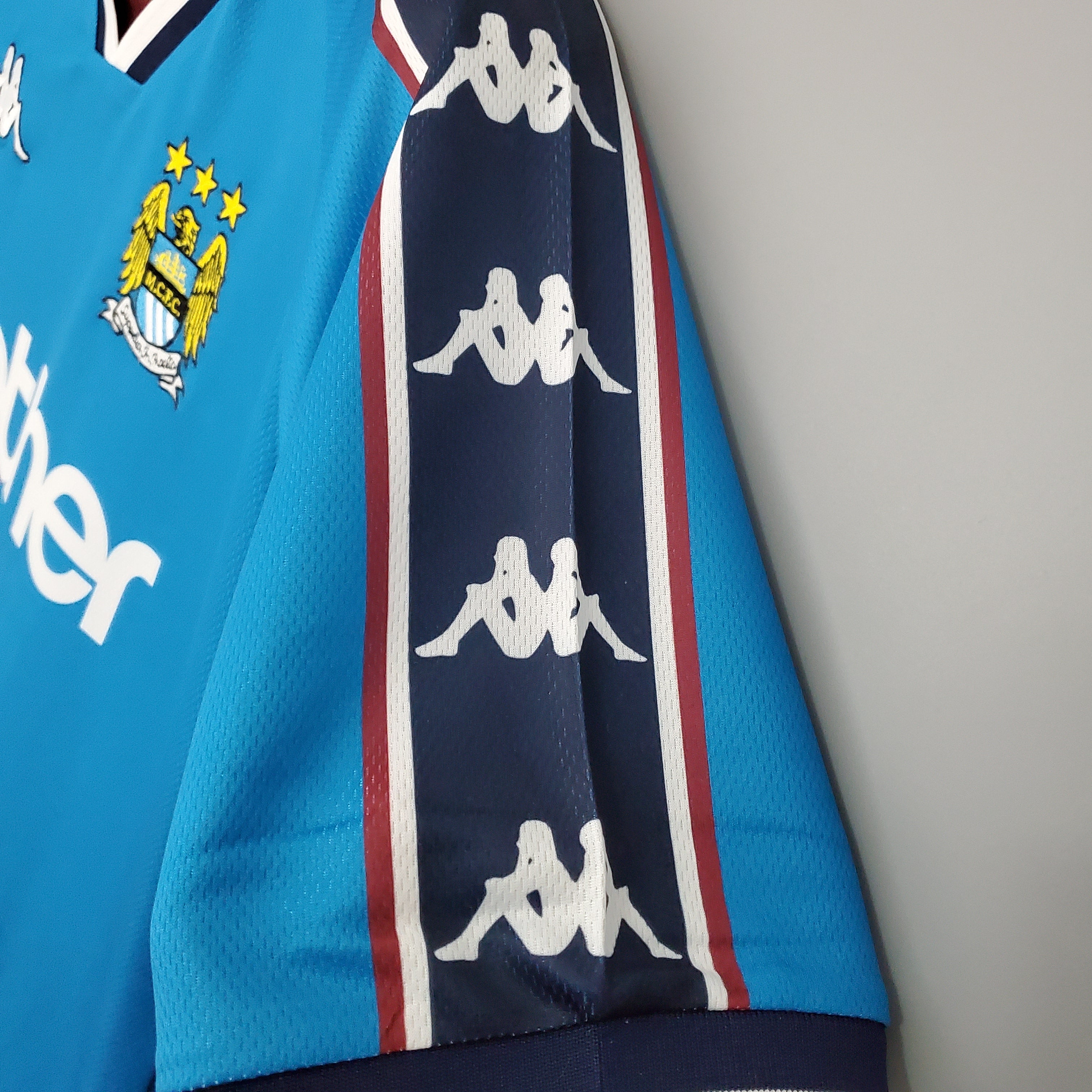 Manchester City home jersey. Season 97/98