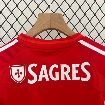 Benfica home kids set. Season 24/25