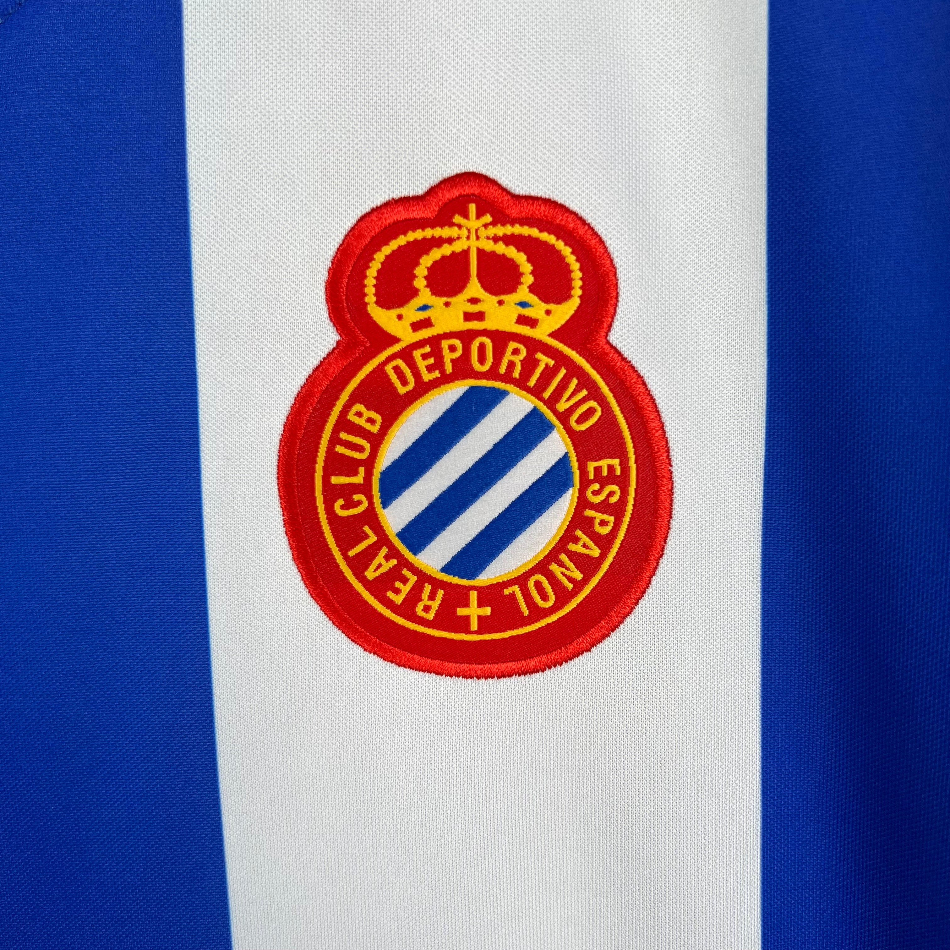 RCD Espanyol home jersey. Season 84/85